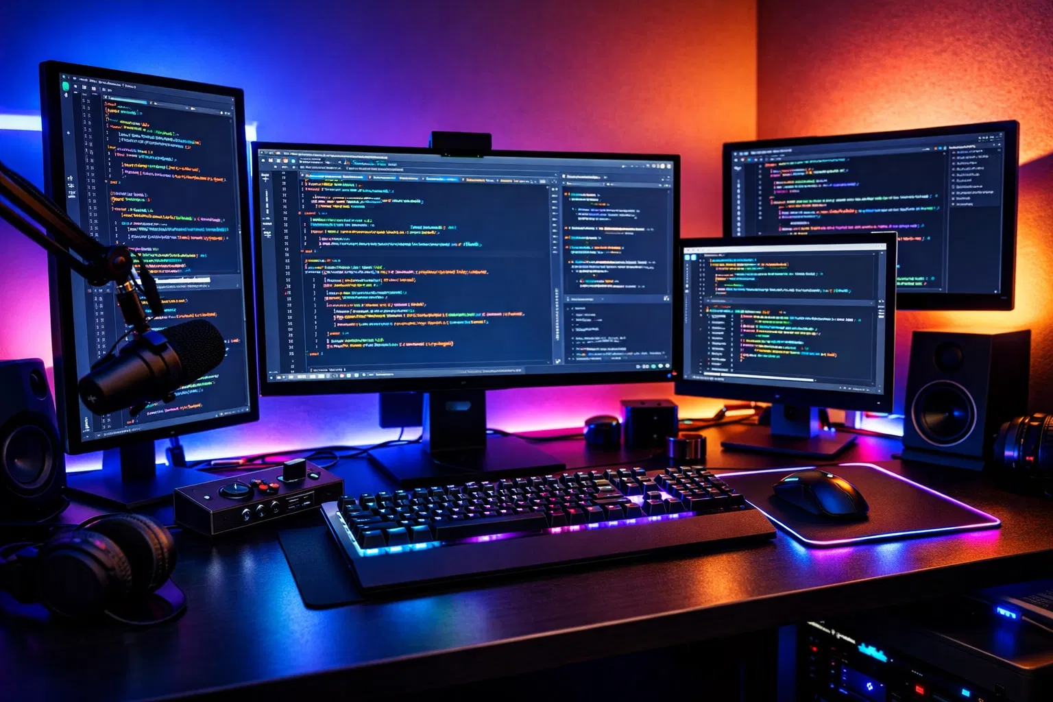 Ambiente Coding Multi-Monitor