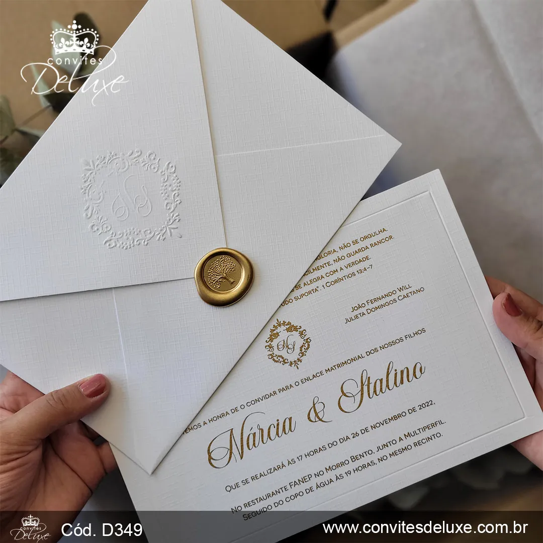 Convites de casamento