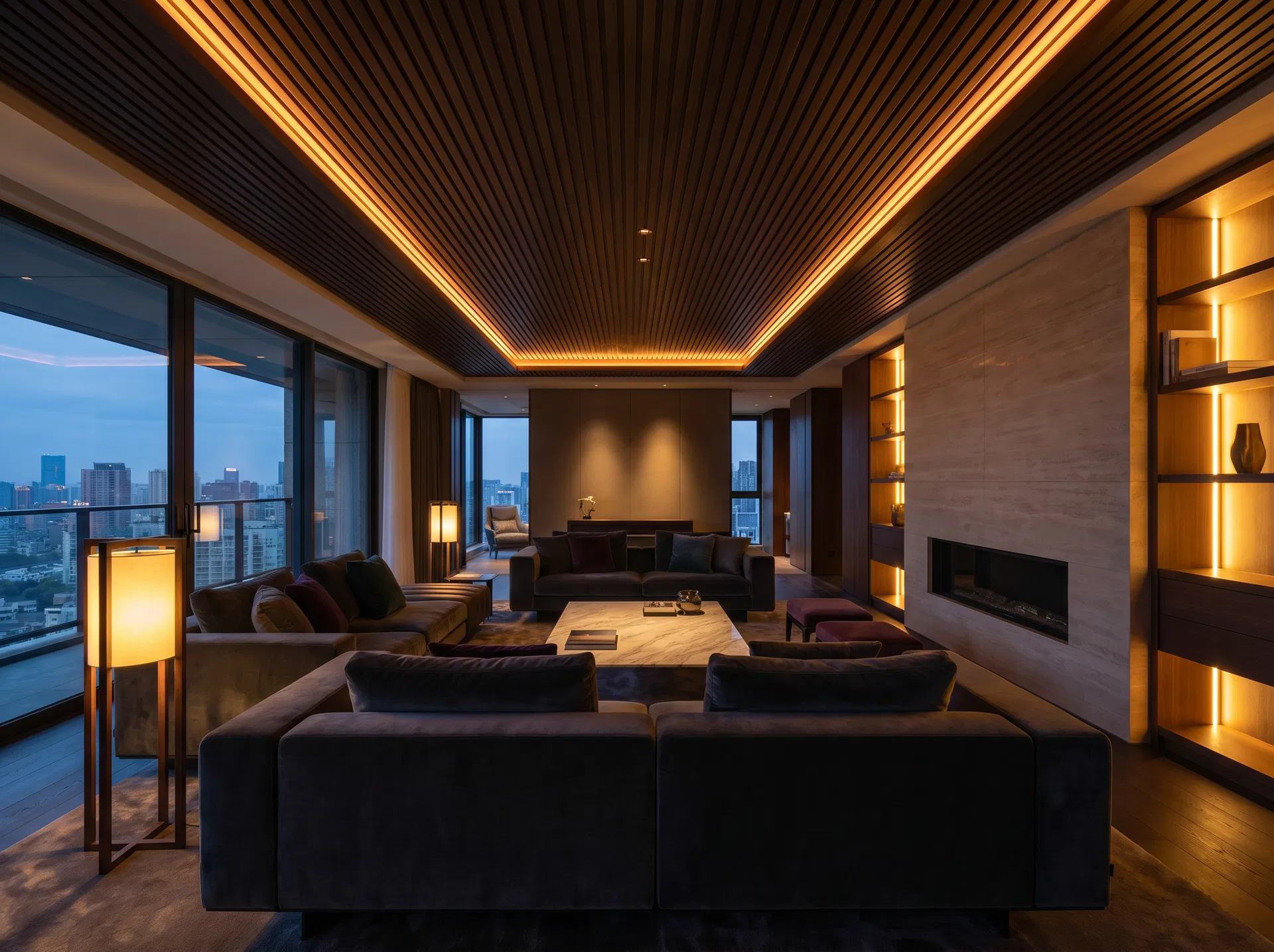 Luxury interior lighting design with warm LED accent lighting — Modern Electrical Contractors INC
