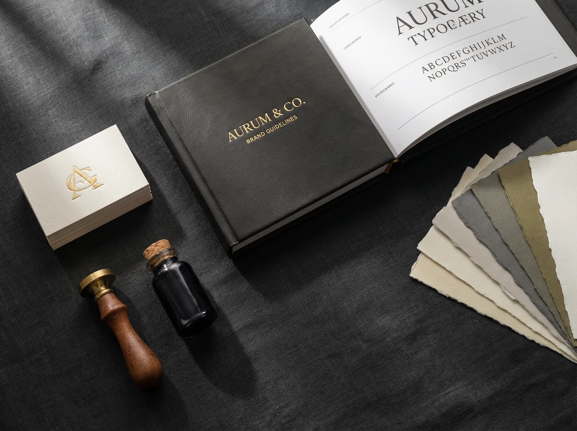 Brand Identity & Strategy by AH Media Premium brand identity materials