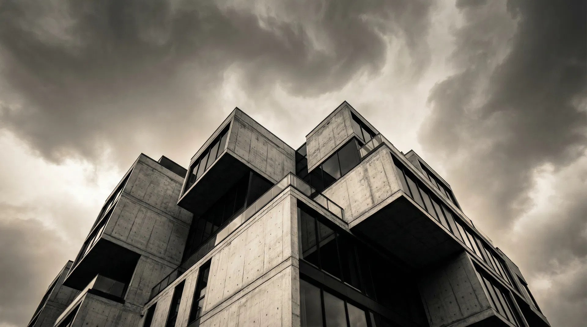 BATISStiq — Building excellence in Montreal's residential and commercial construction Modern Montreal residential building facade with clean geometric concrete and glass lines