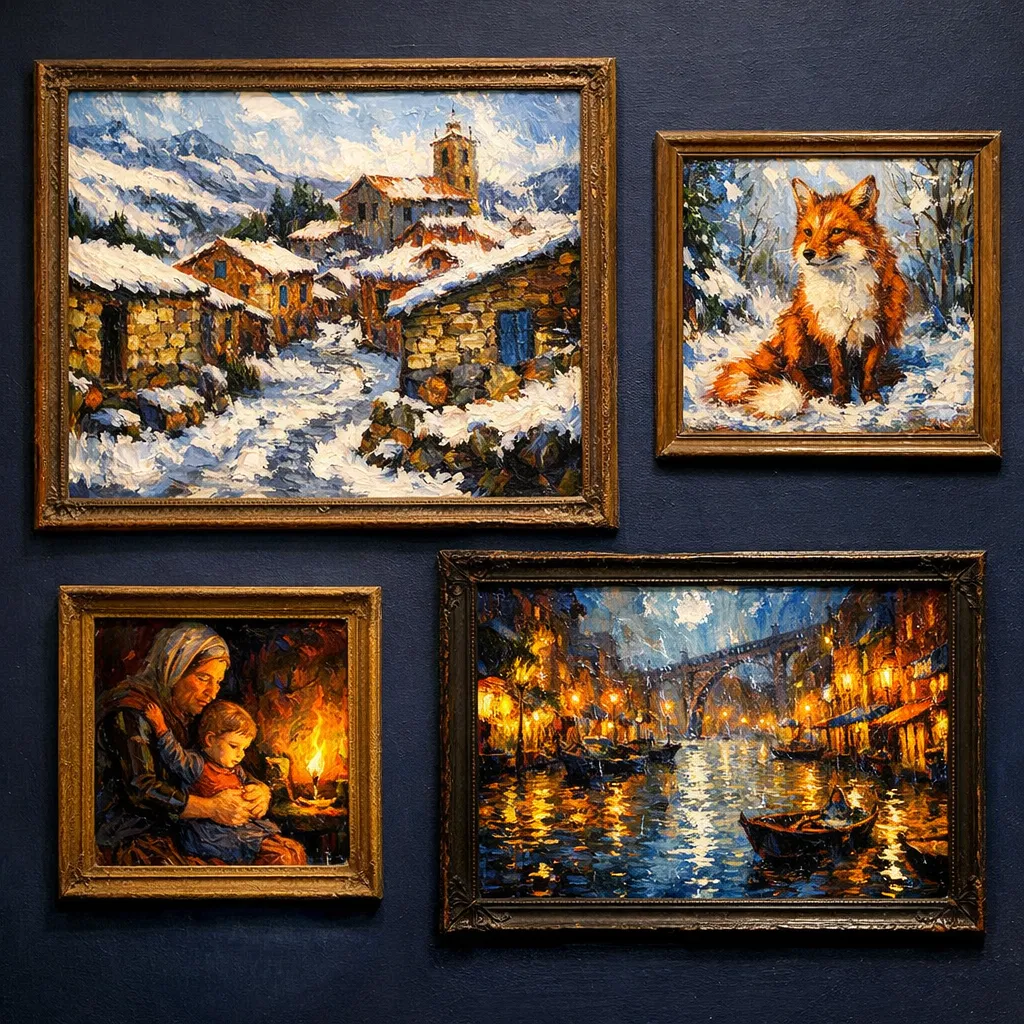 Galeria de pinturas digitais de Mário Silva