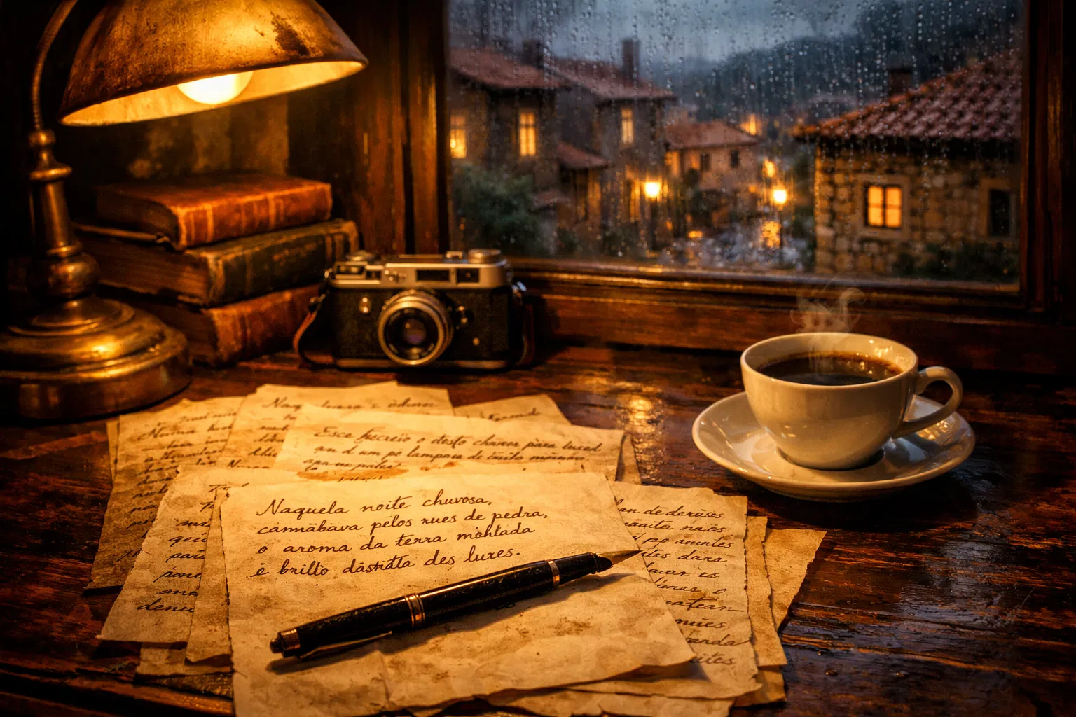 Mesa de escrita portuguesa