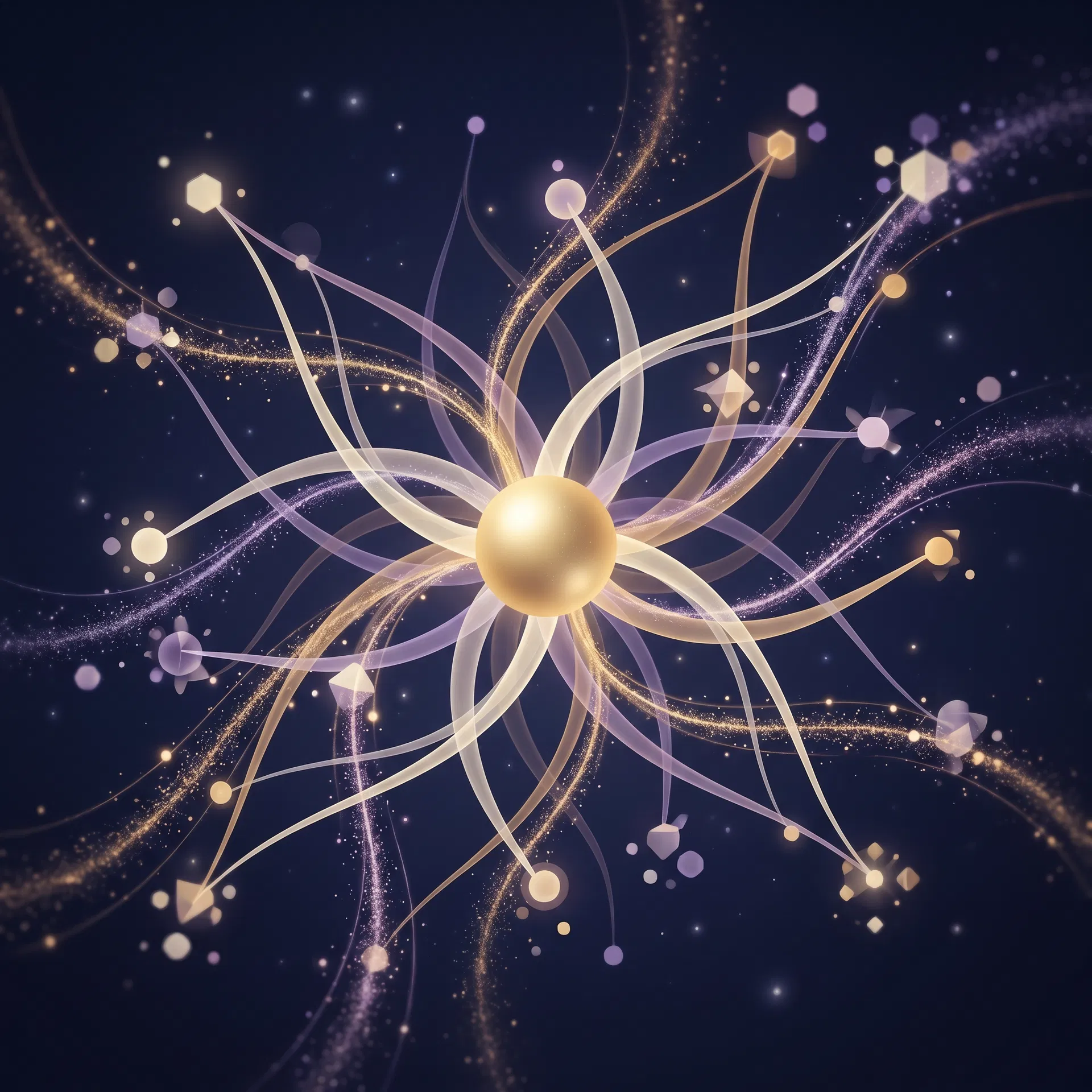 AI intelligence network visualization