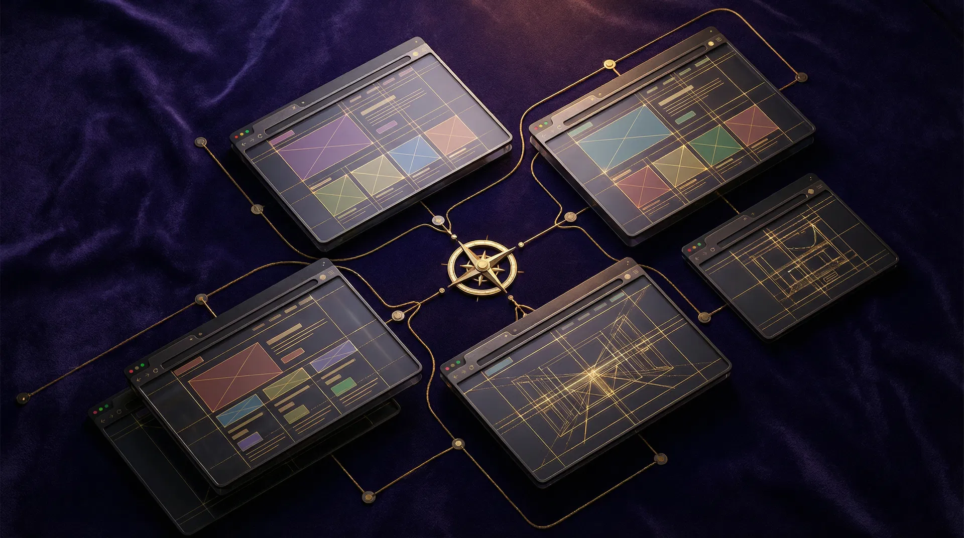 Multi-Brand Web Stack — connected brand architecture