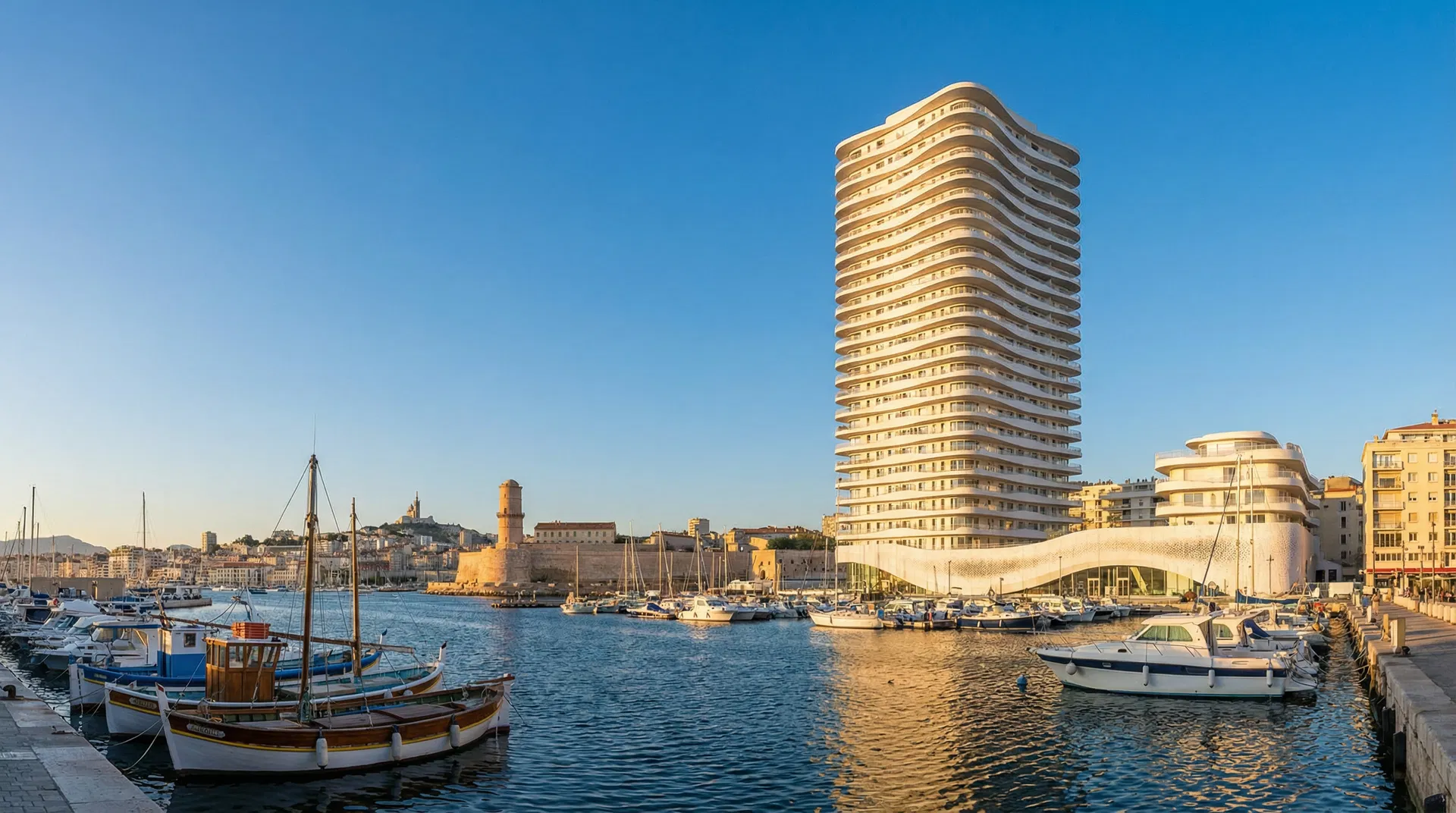 M99 — Tour iconique Marseille Quais d'Arenc