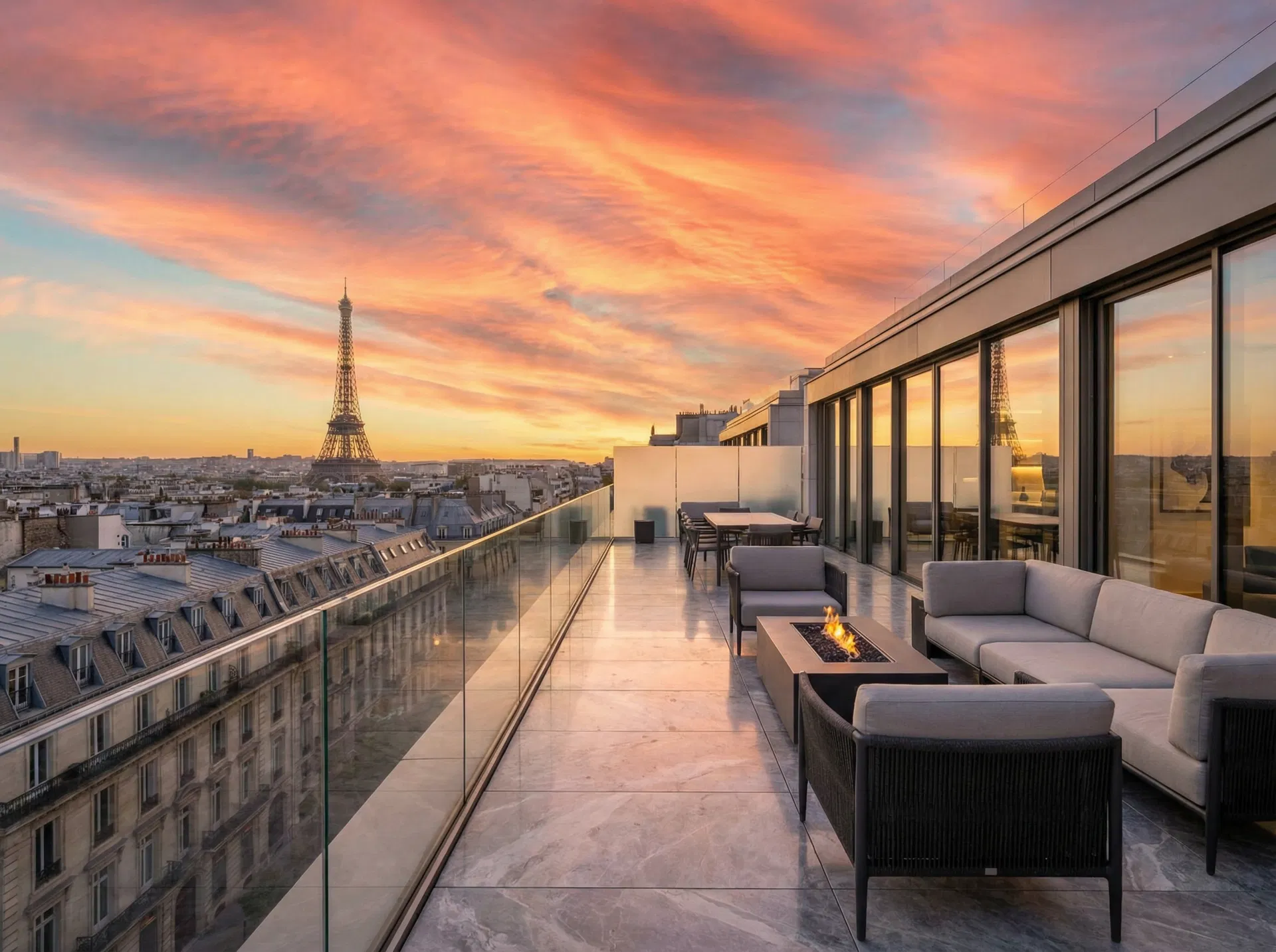 Penthouse — Vue Tour Eiffel · Livraison Immédiate