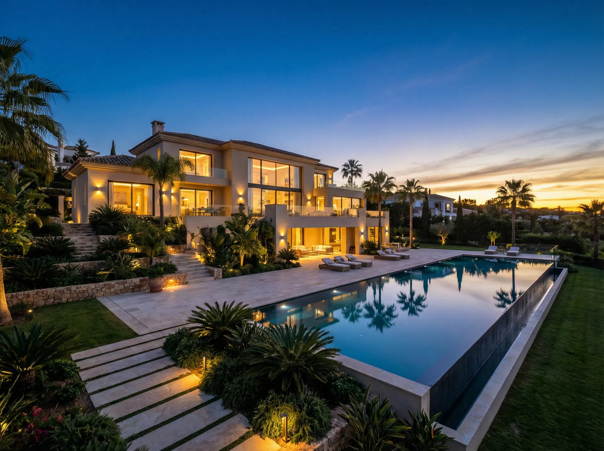 Villa com Piscina Infinita