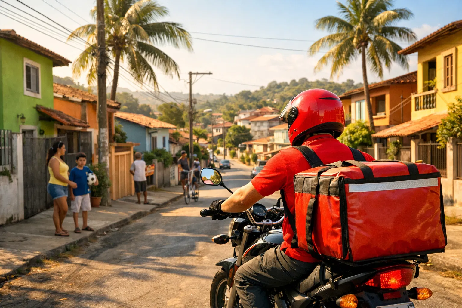Delivery no bairro