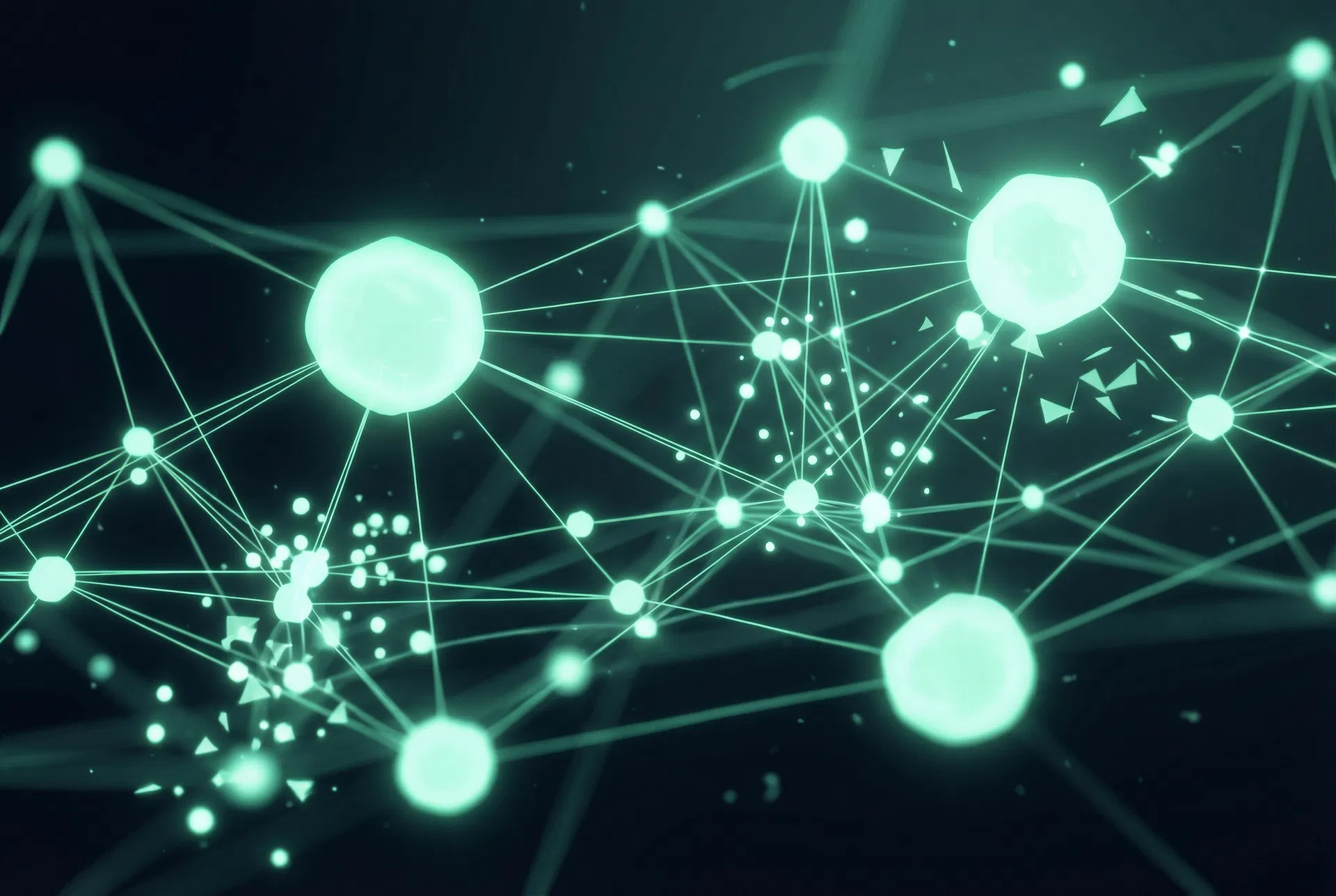 Connected data mesh visualization