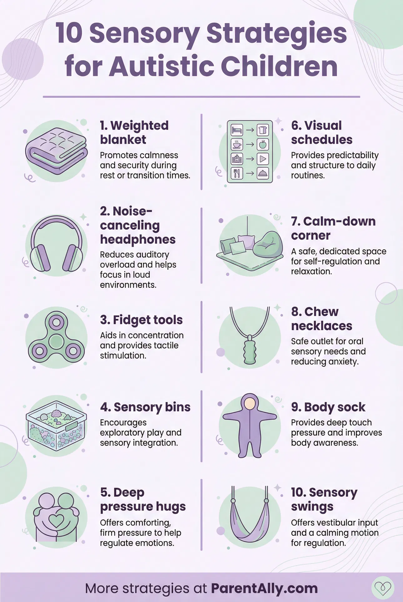 10 Sensory Strategies for Autistic Children