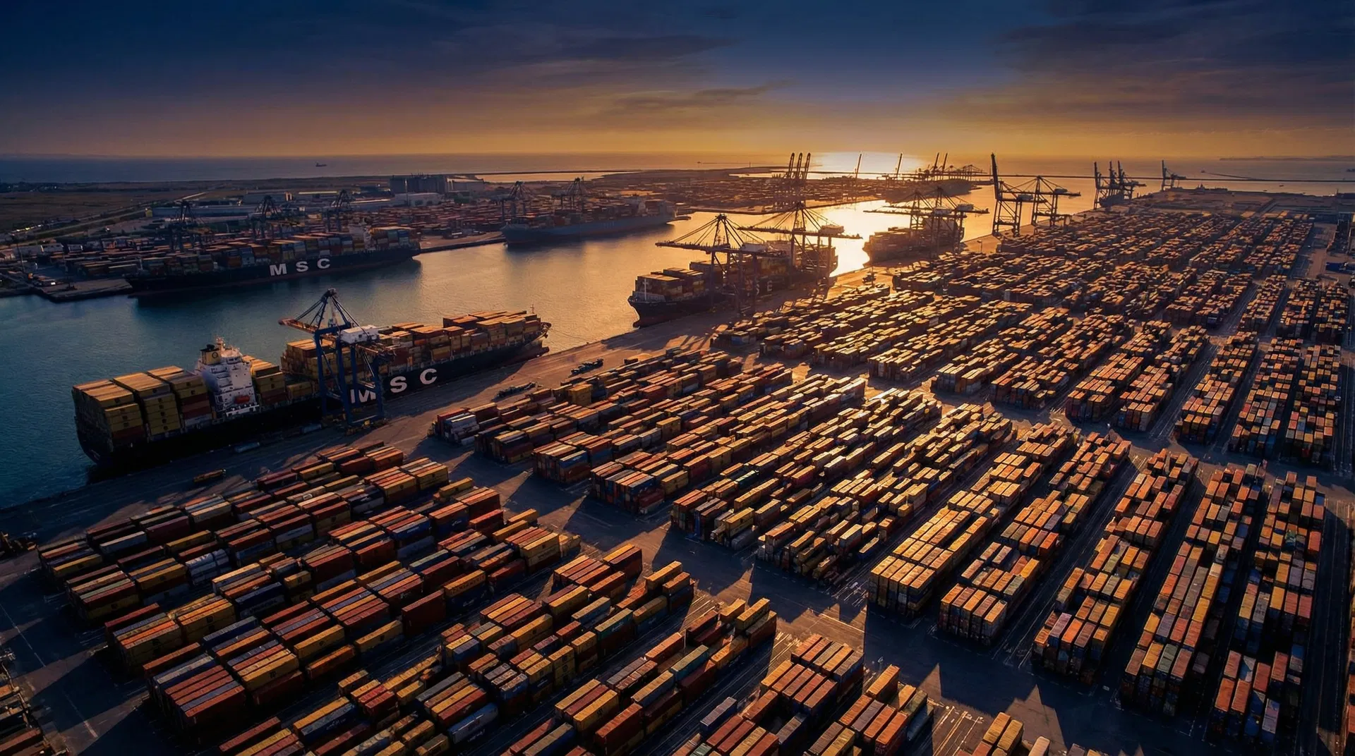 International cargo port