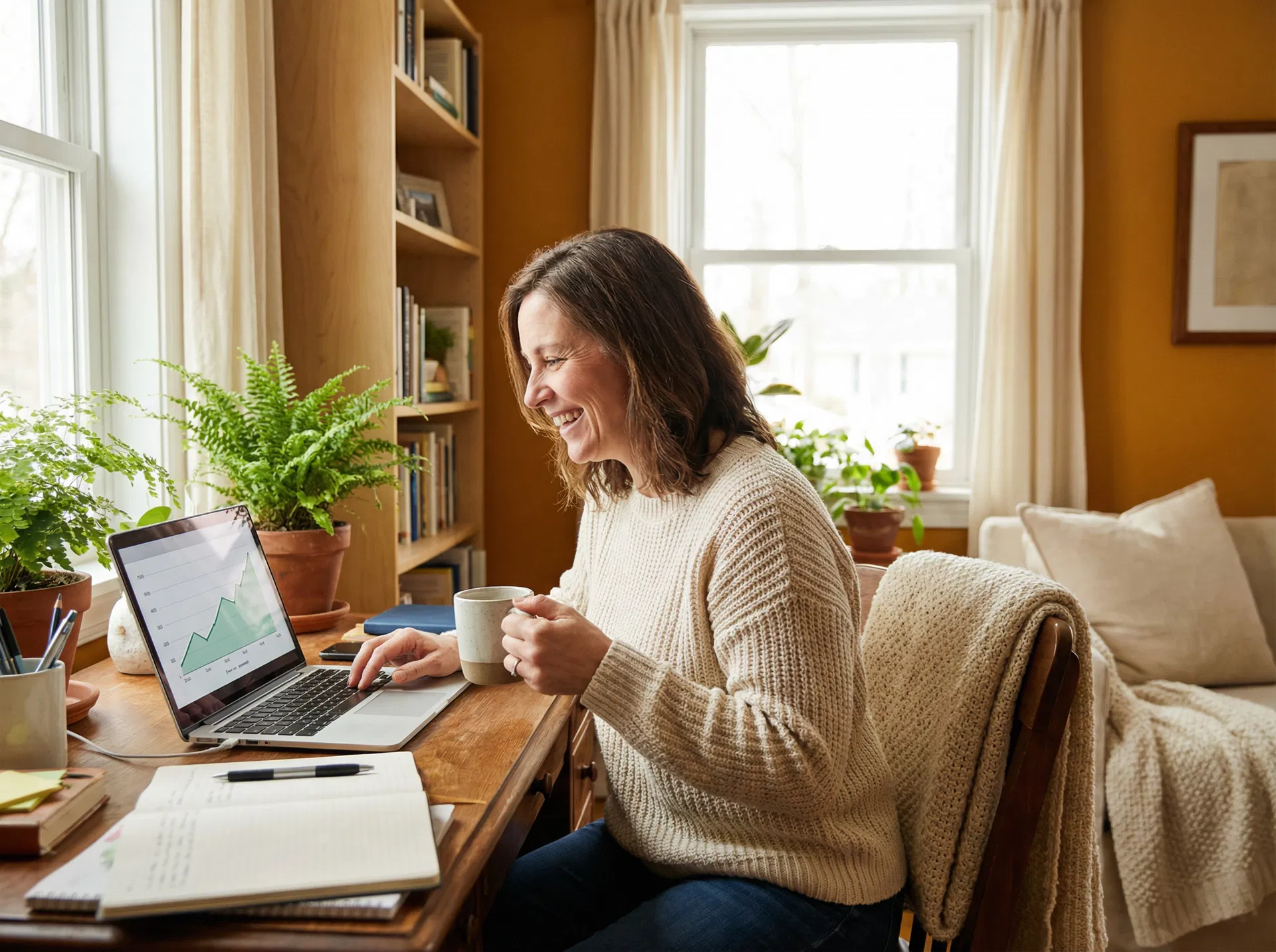 Small business owner learning AI