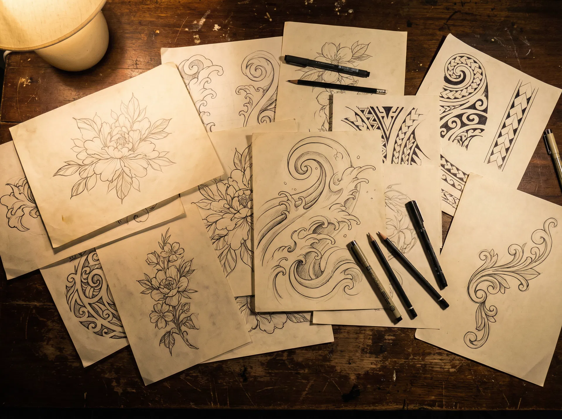 סקיצות ורישומים של דניס פנקרטוב