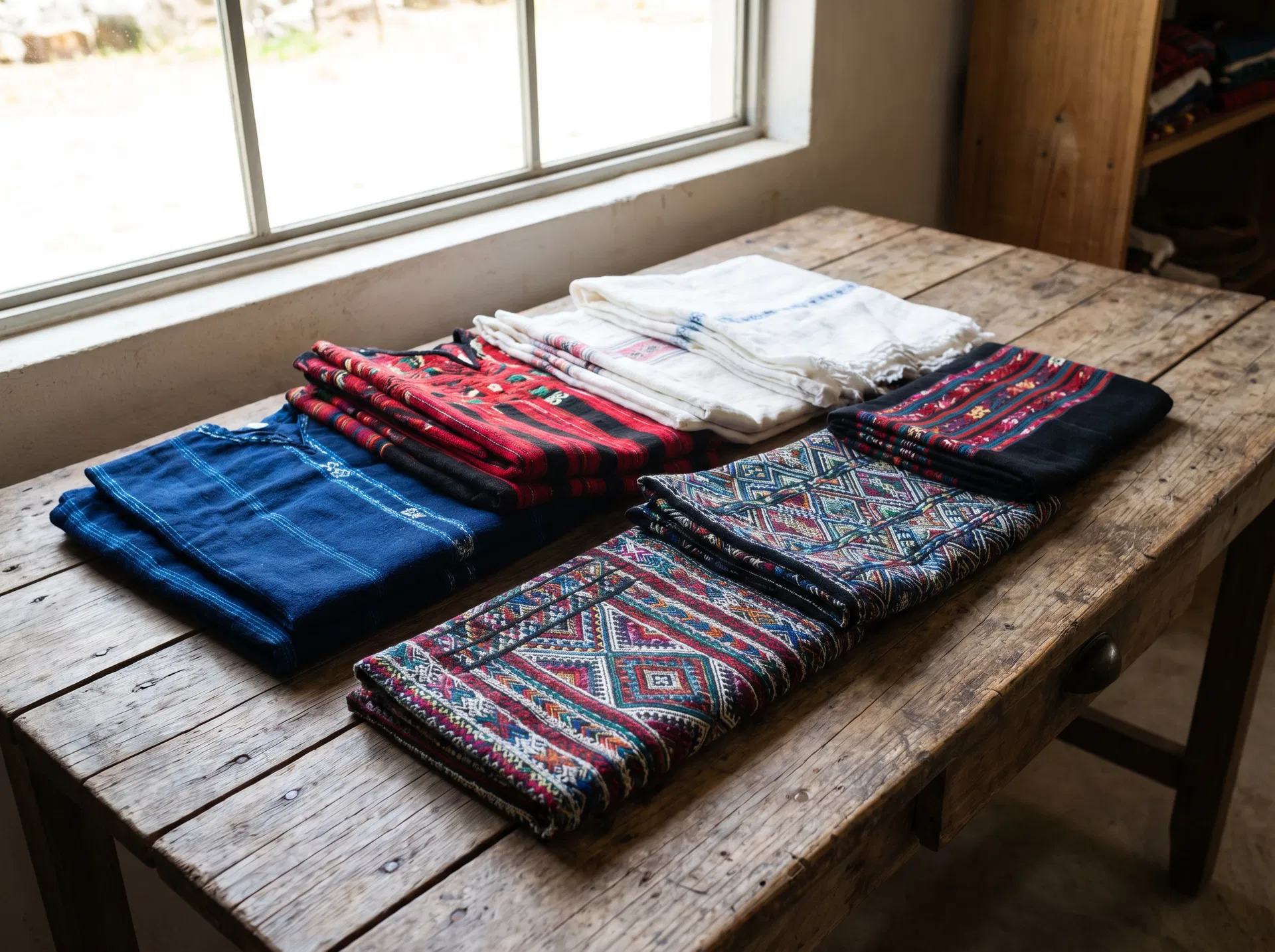 Guatemalan Maya textiles from different regions