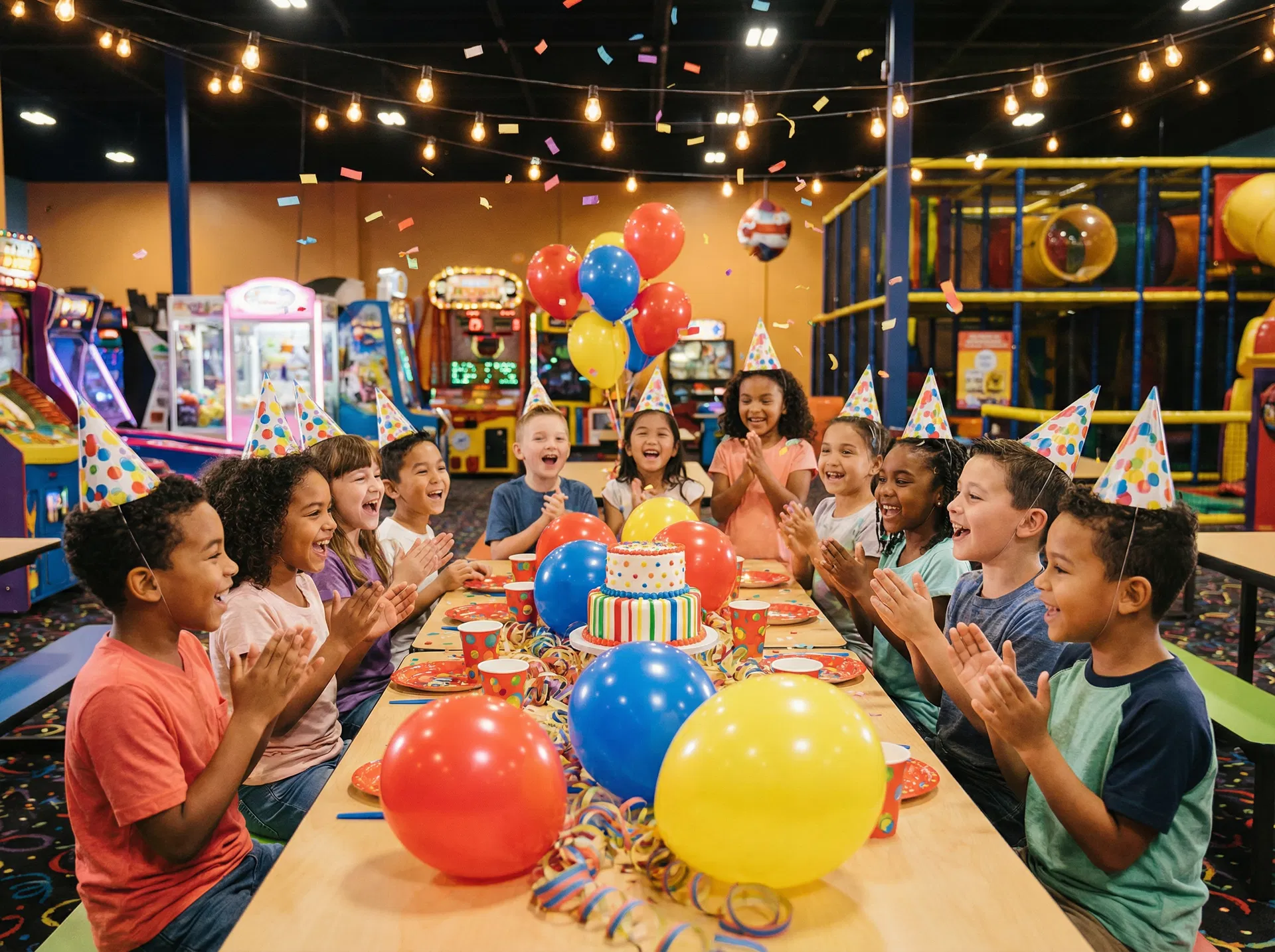 Birthday party at Fun Station USA