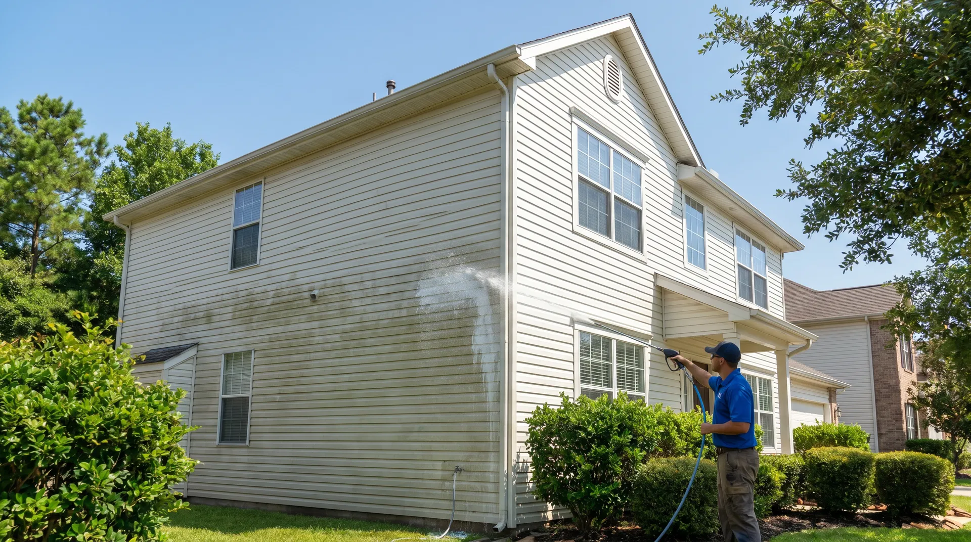 How Often Should You Pressure Wash Your Home in the Houston Area?