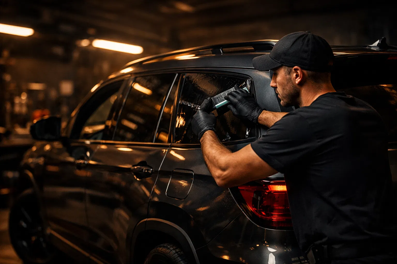 Vehicle window tinting