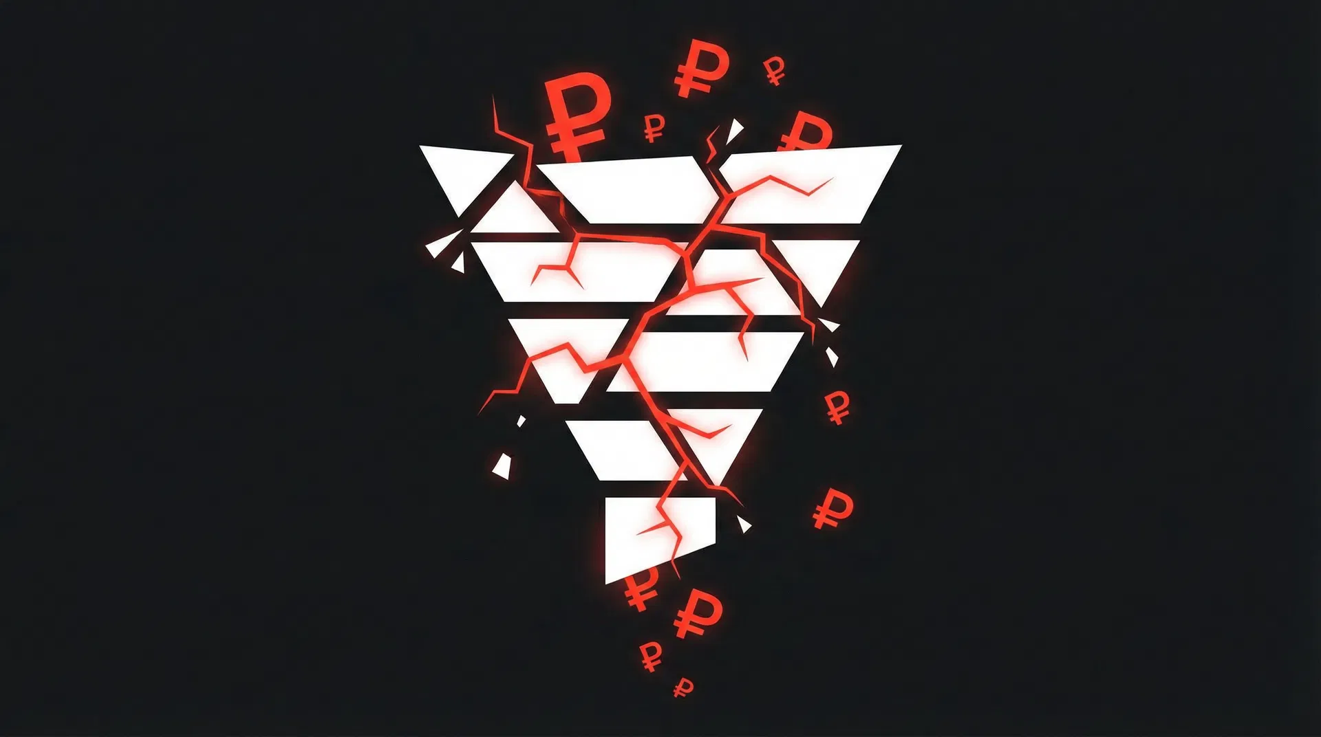 Воронка продаж с утечками — иллюстрация