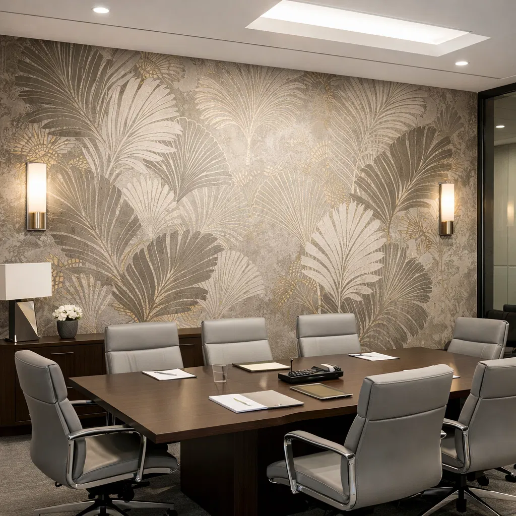 Commercial wallpaper installation services by Lexicon Systems, LLC in Houston, TX