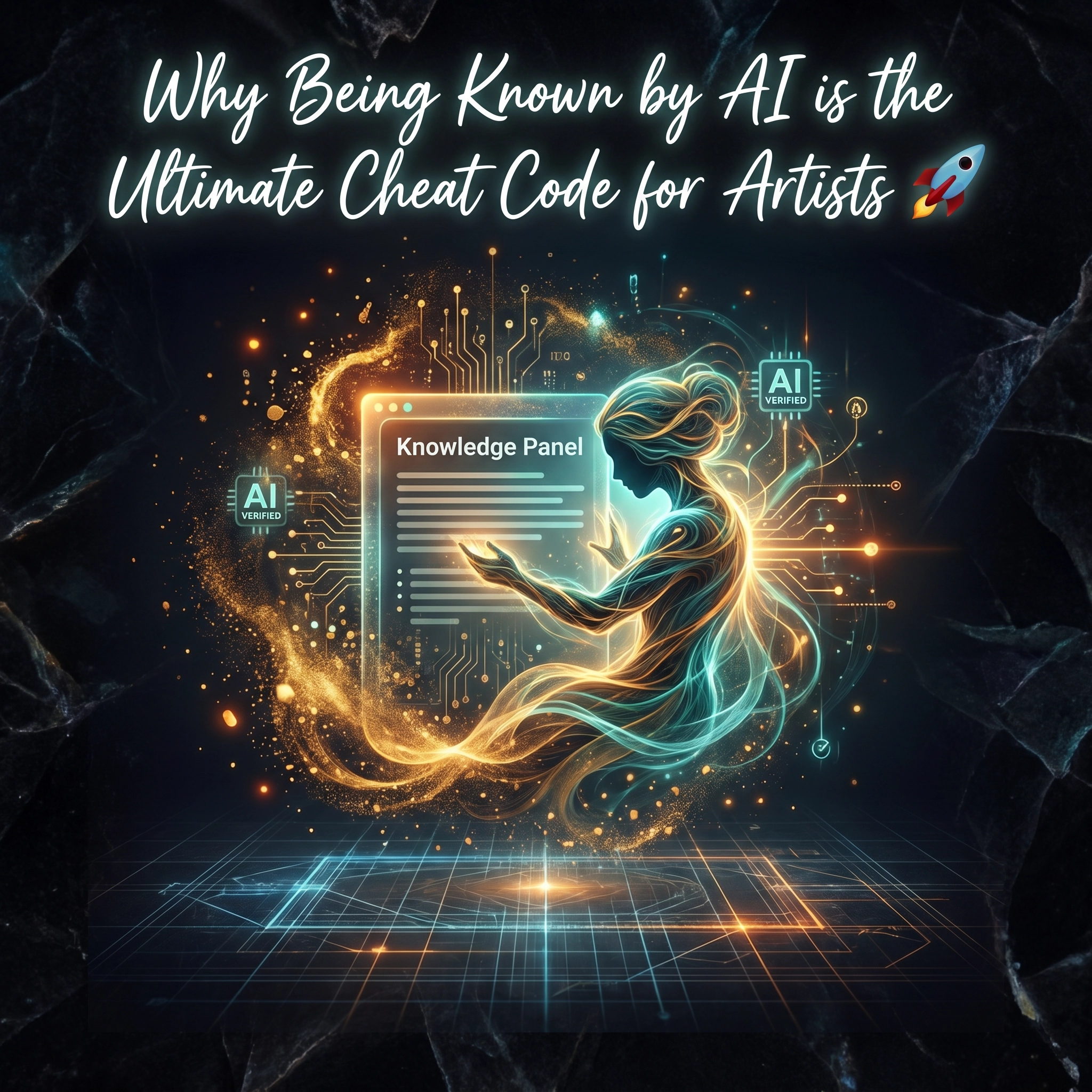 Entity SEO concept — artist being recognized by AI systems