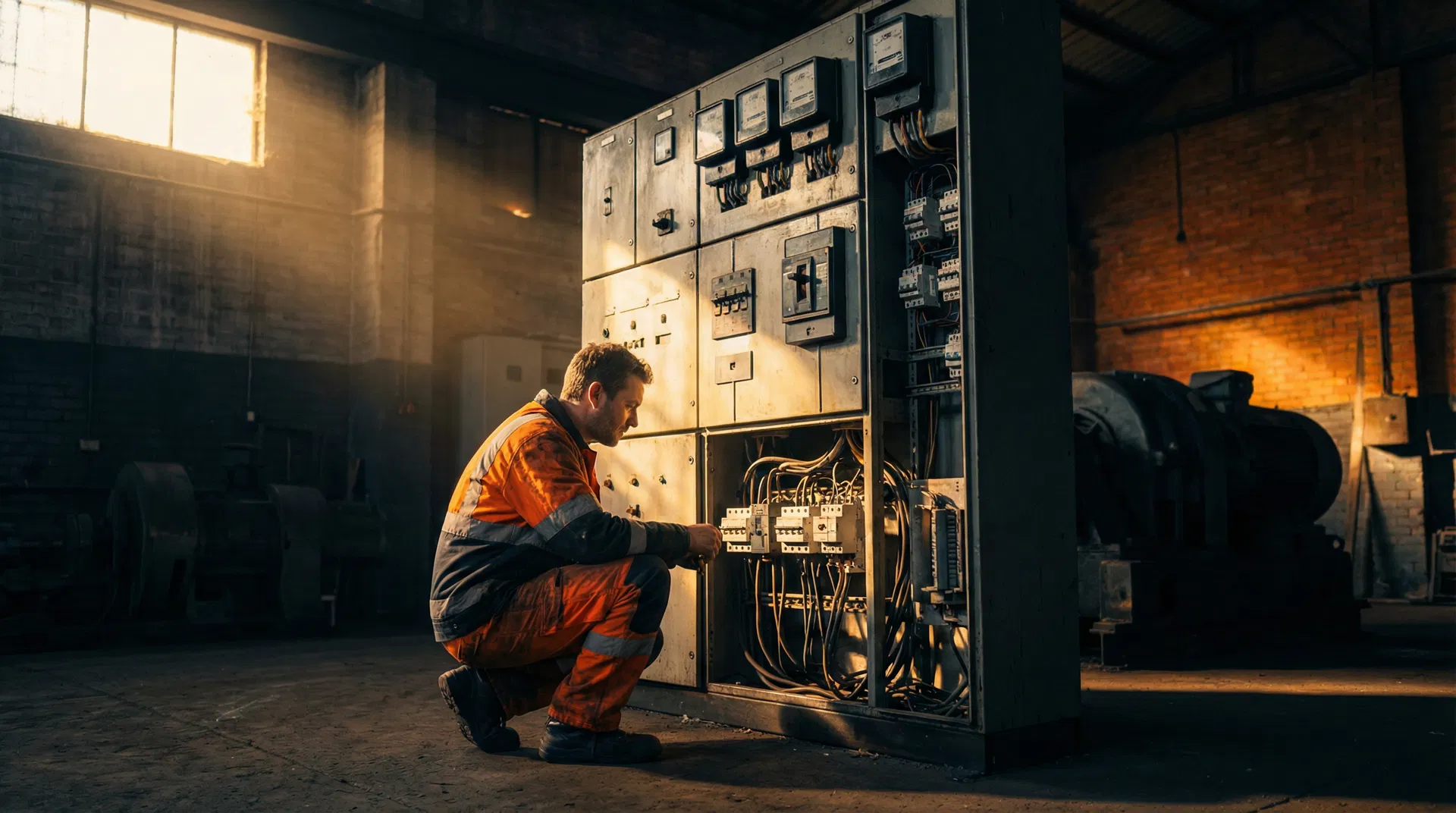 DWE Electrical team at work