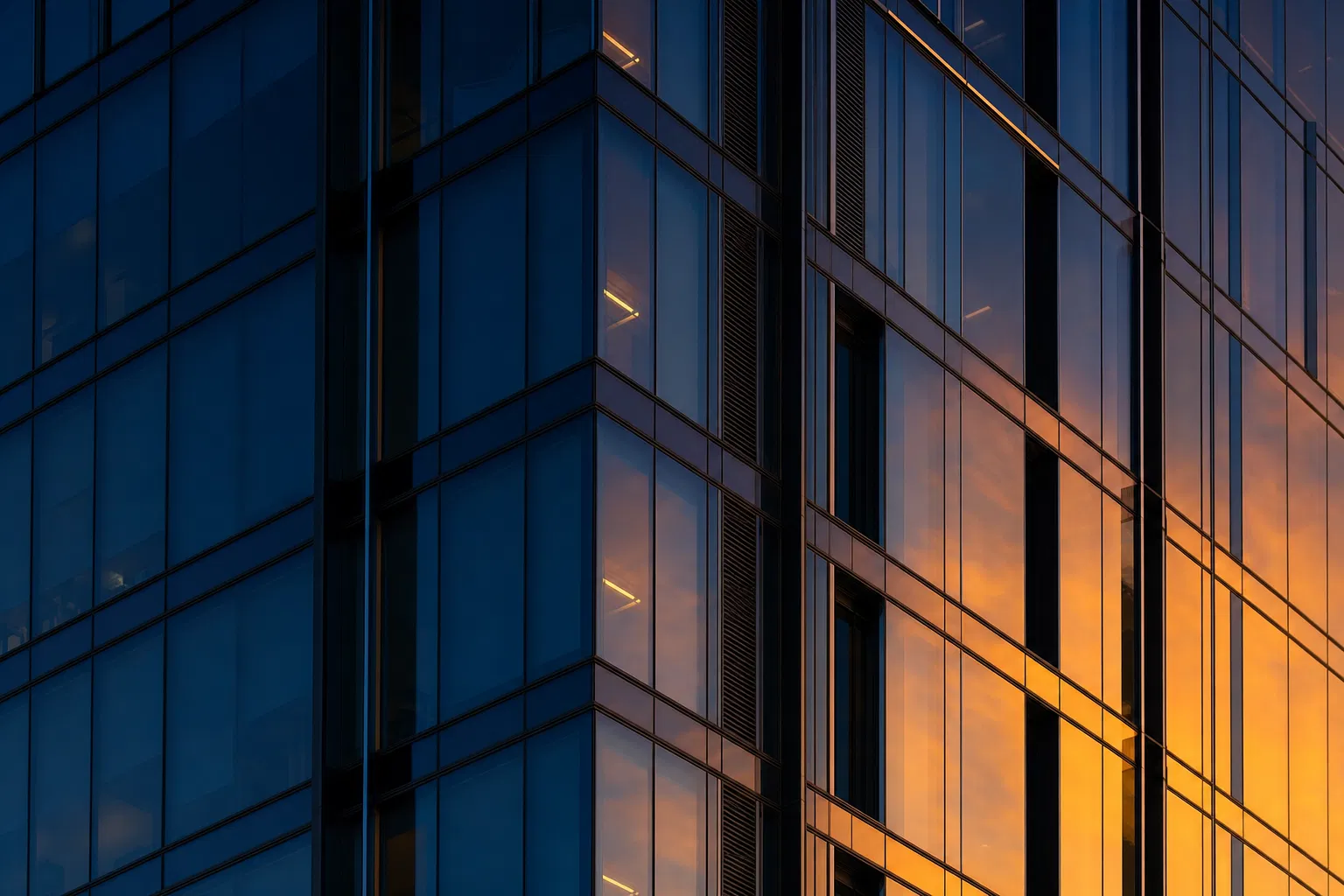 Perth glass tower at dawn