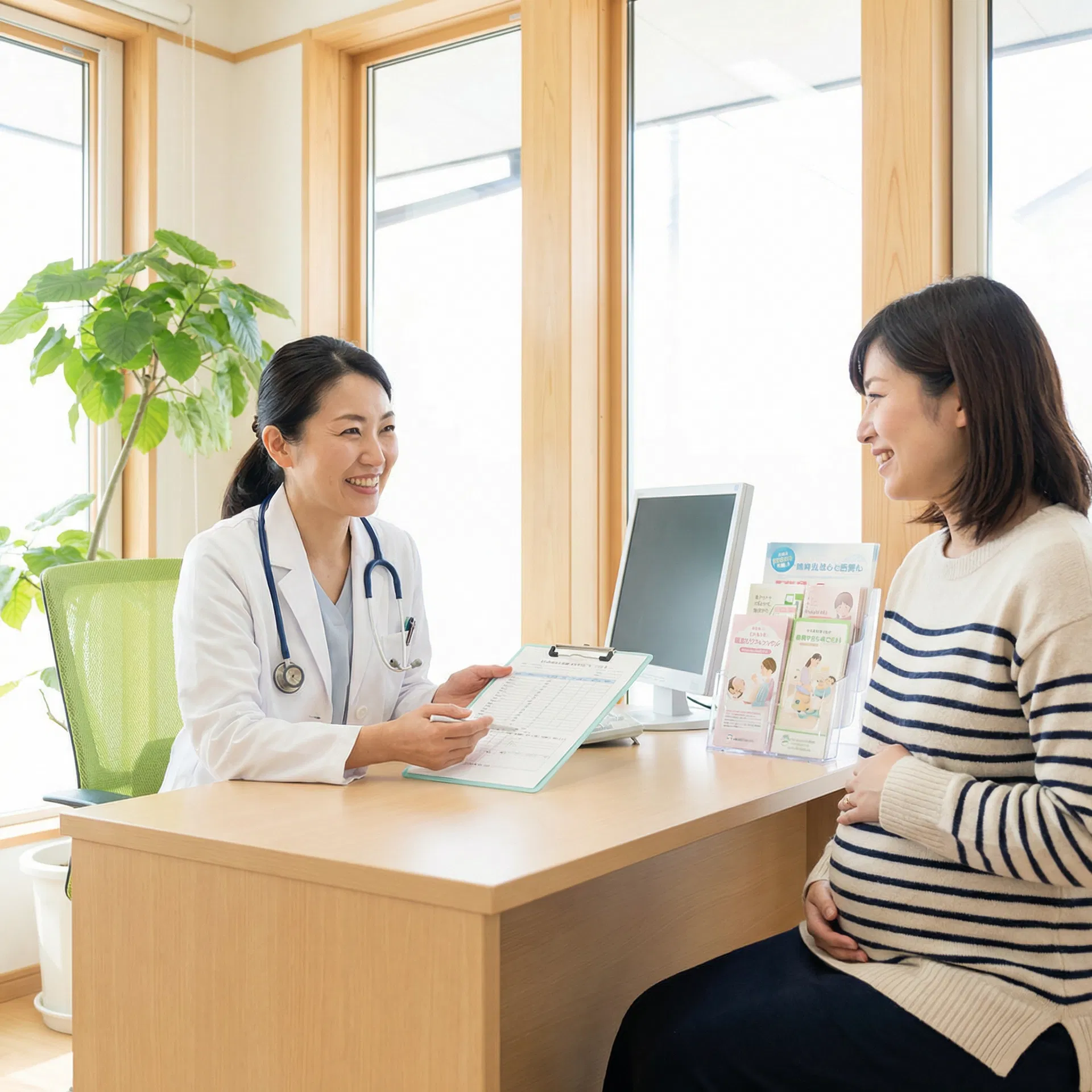 医師と姊婦の相談