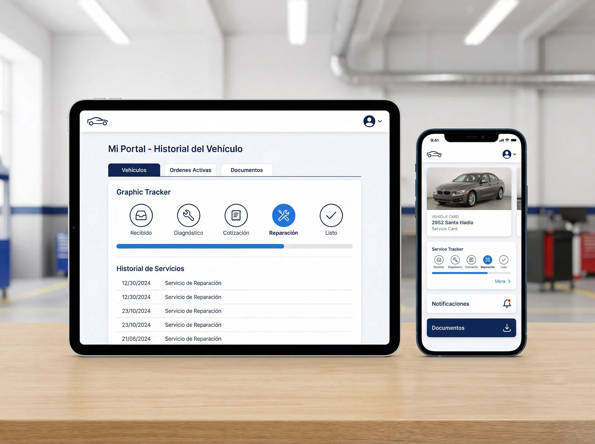 Portal del Cliente AutoTaller ERP