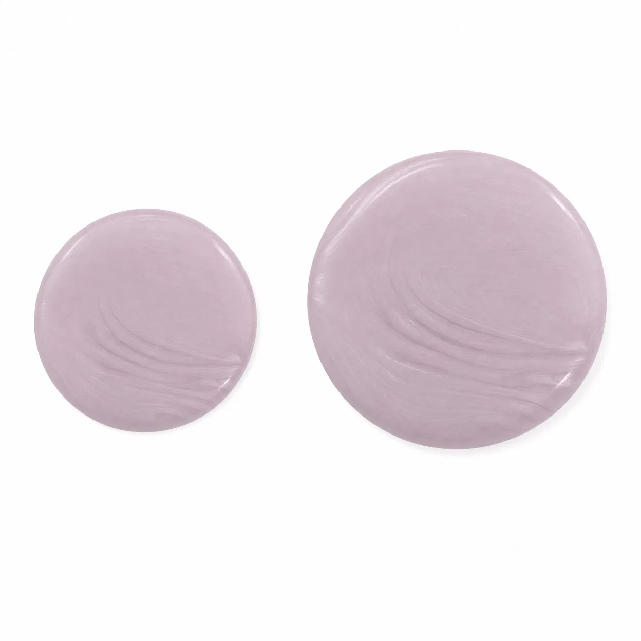 Lavender swirled blouse buttons, imported from France