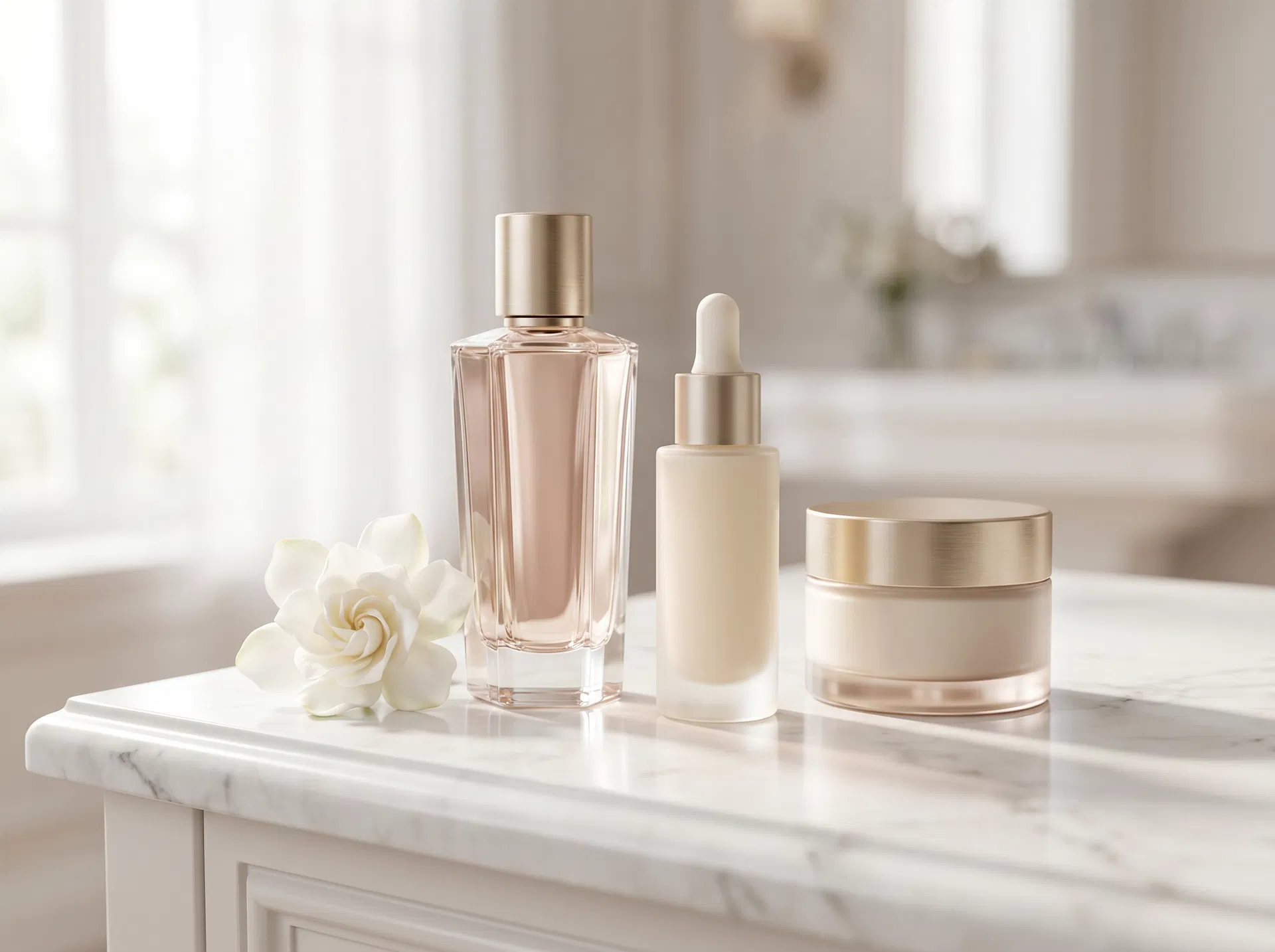 Luxury beauty serum — prestige brand editorial