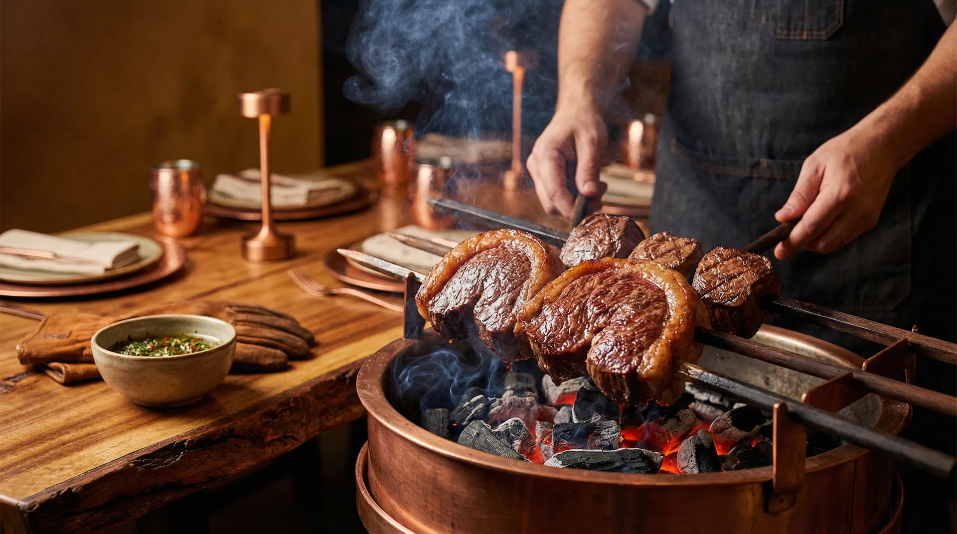 Churrasco profissional