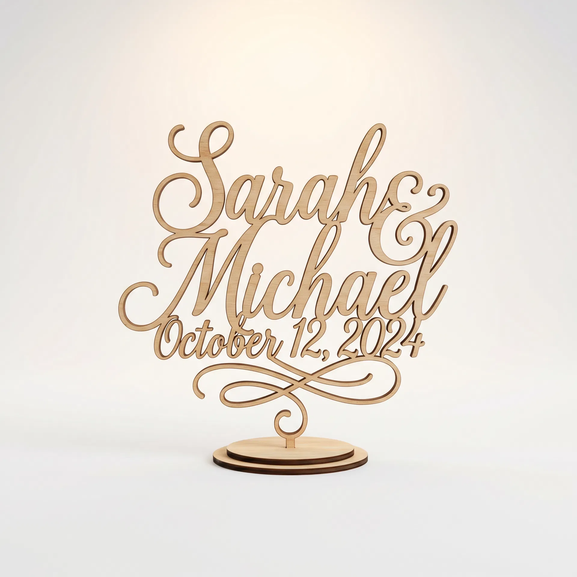 Custom Laser Cut Cake Topper