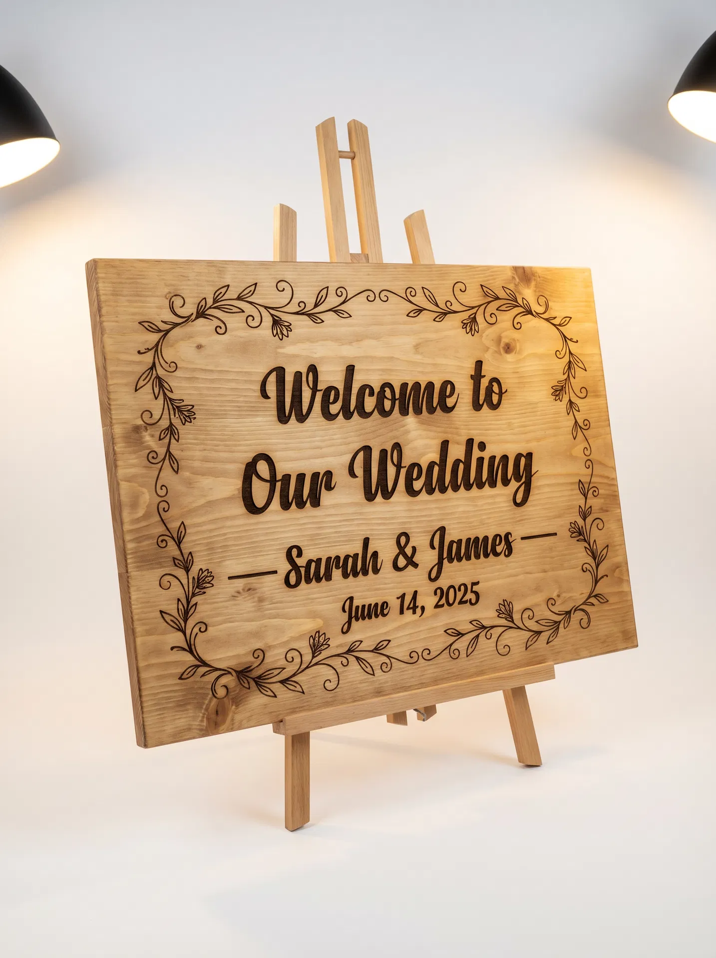 Custom Wedding Welcome Sign