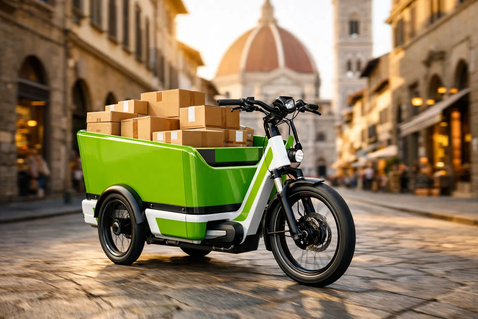 Flow Cargo E-Bike in Florence