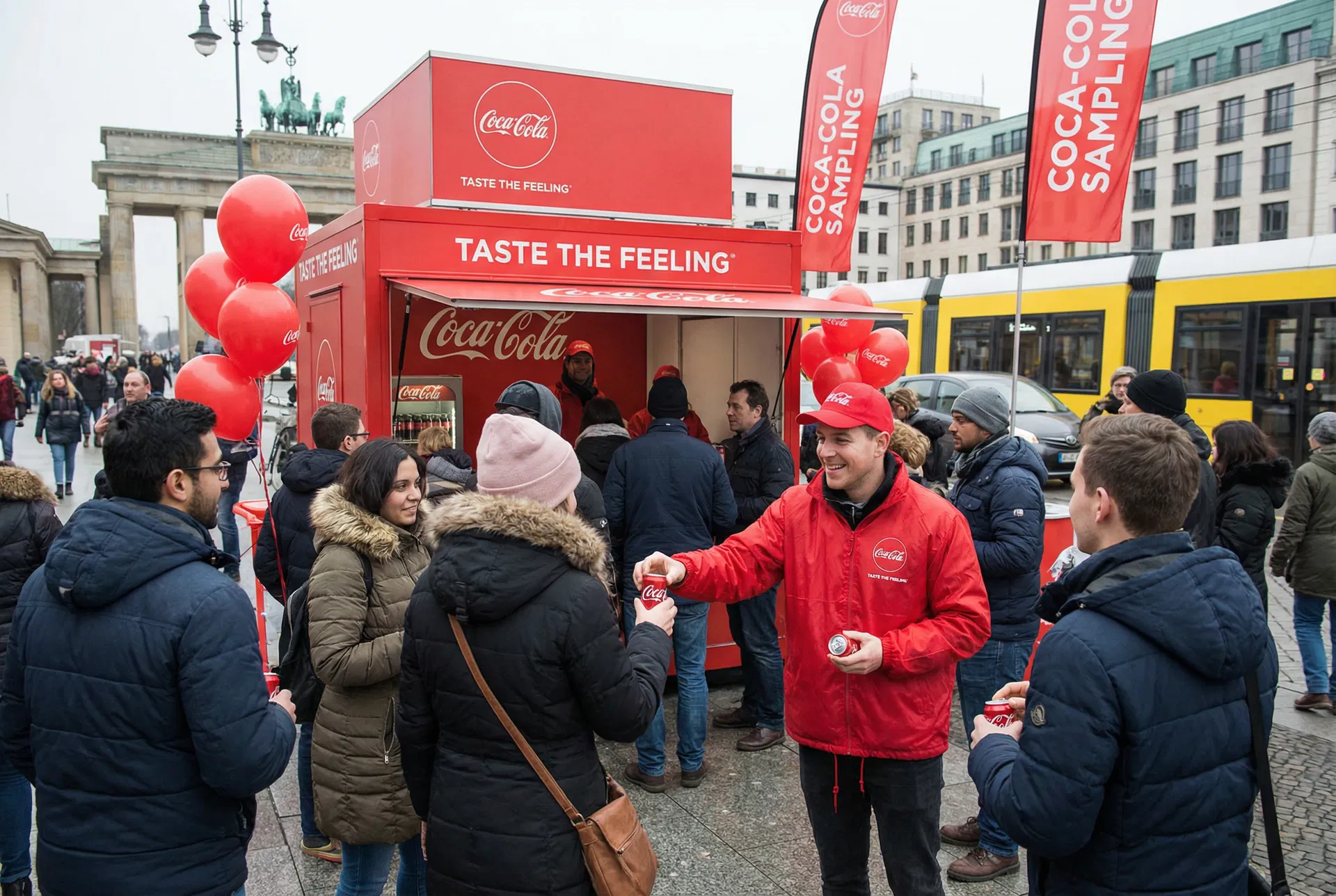 Pop-Up & Sampling Kampagne