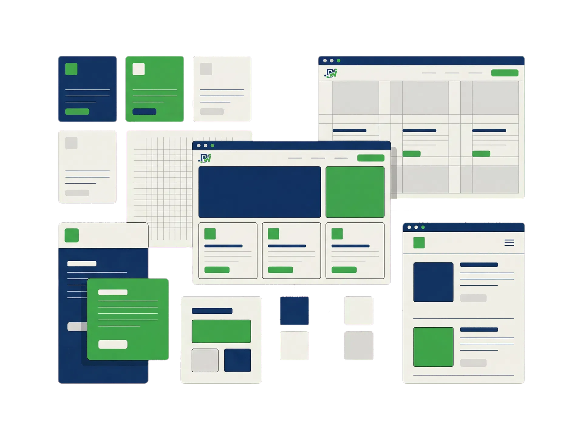 Visuelle ProzessWerke-Inszenierung für Design- und Strukturarbeit