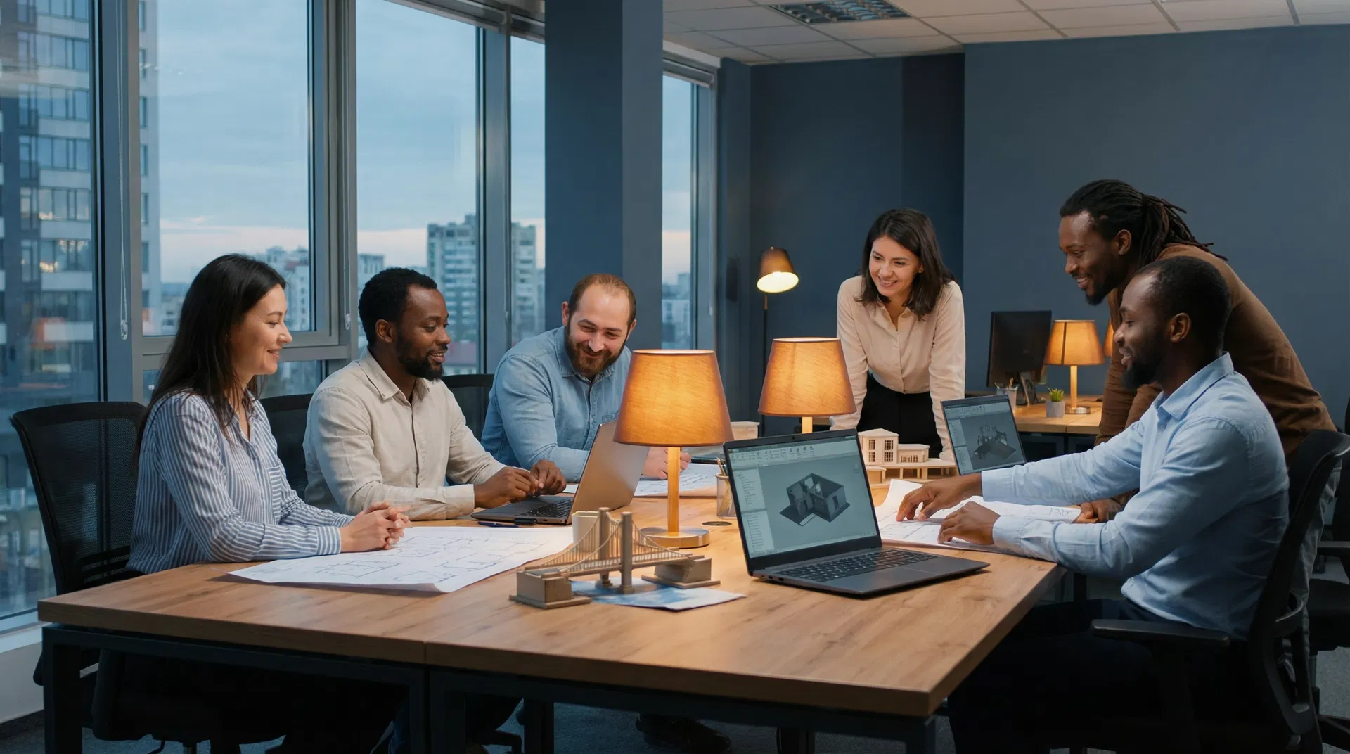 EBS Engineering team collaborating