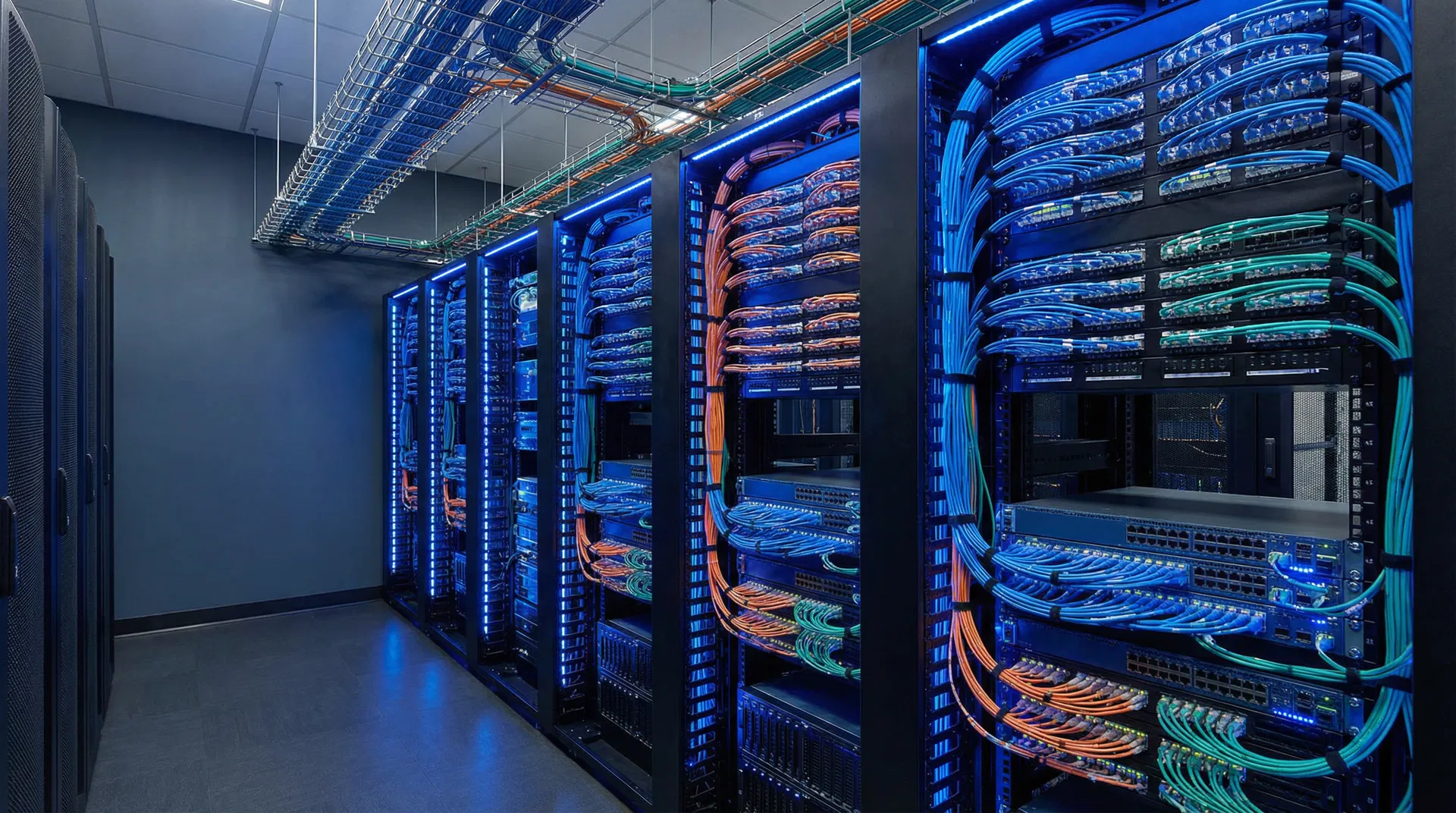 Low voltage data center infrastructure