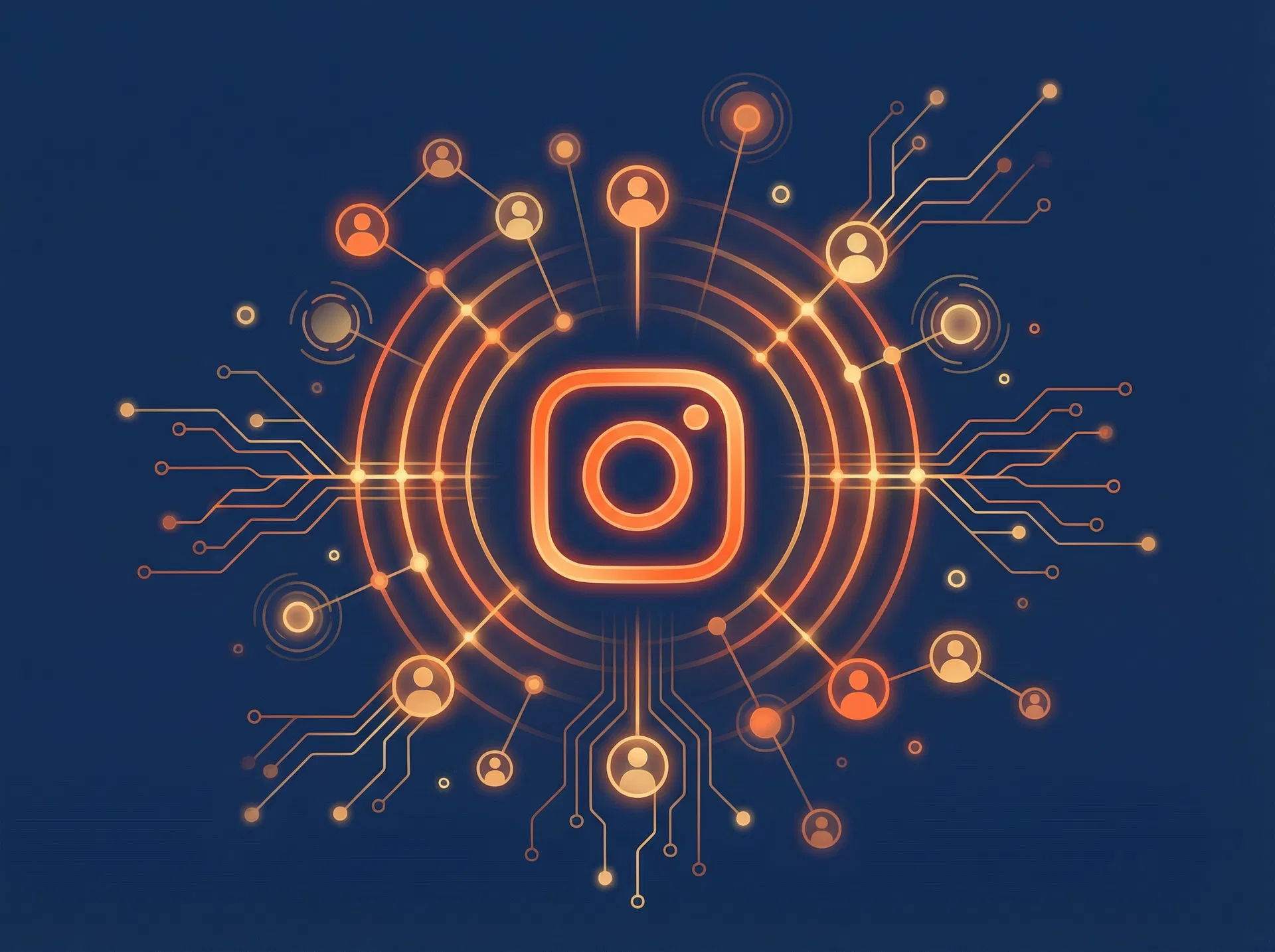 Instagram reach and visibility network