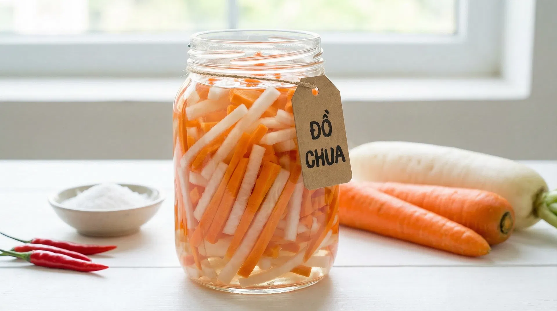 Vietnamese Pickled Vegetables (Đồ Chua) Recipe