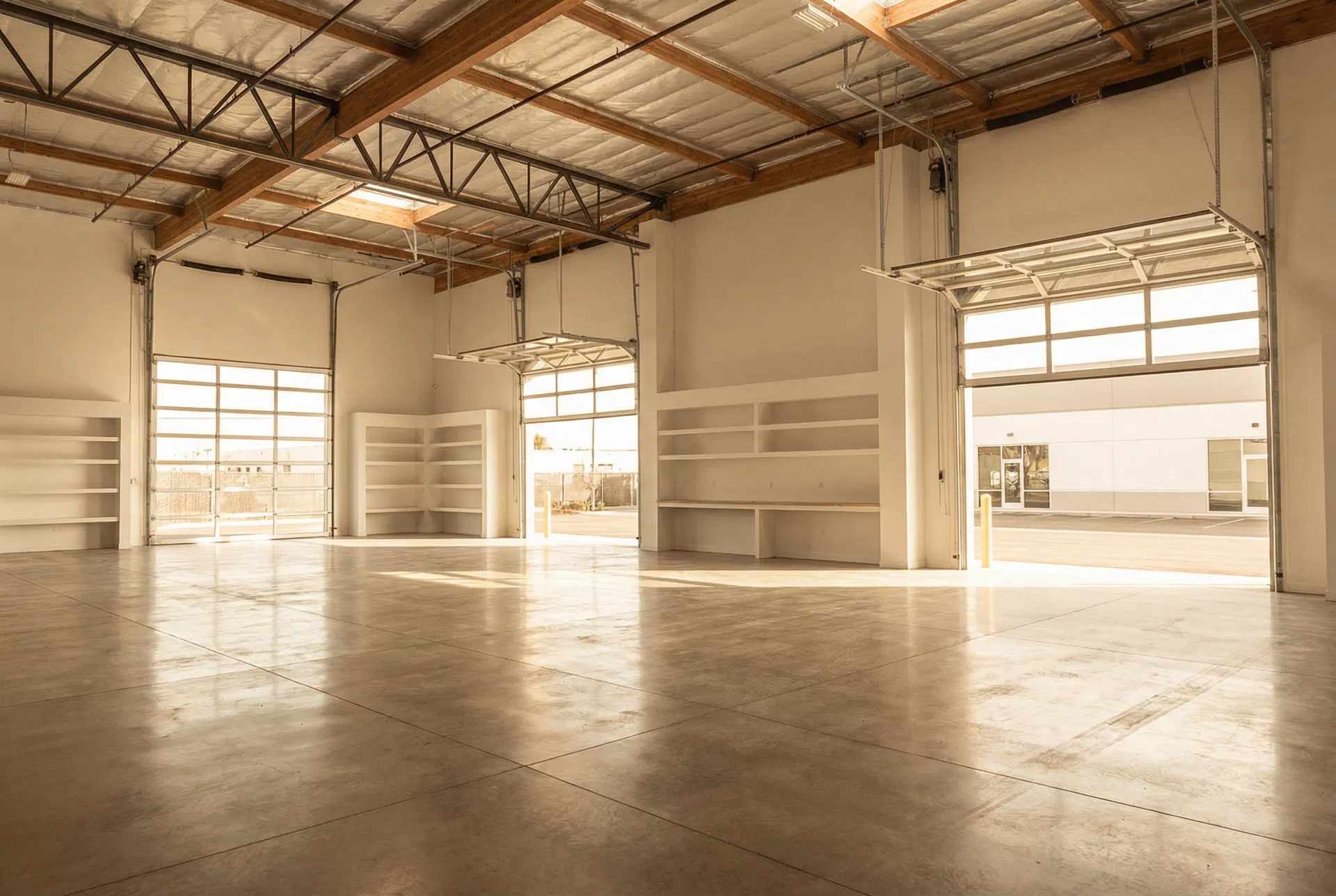 Small-bay industrial warehouse