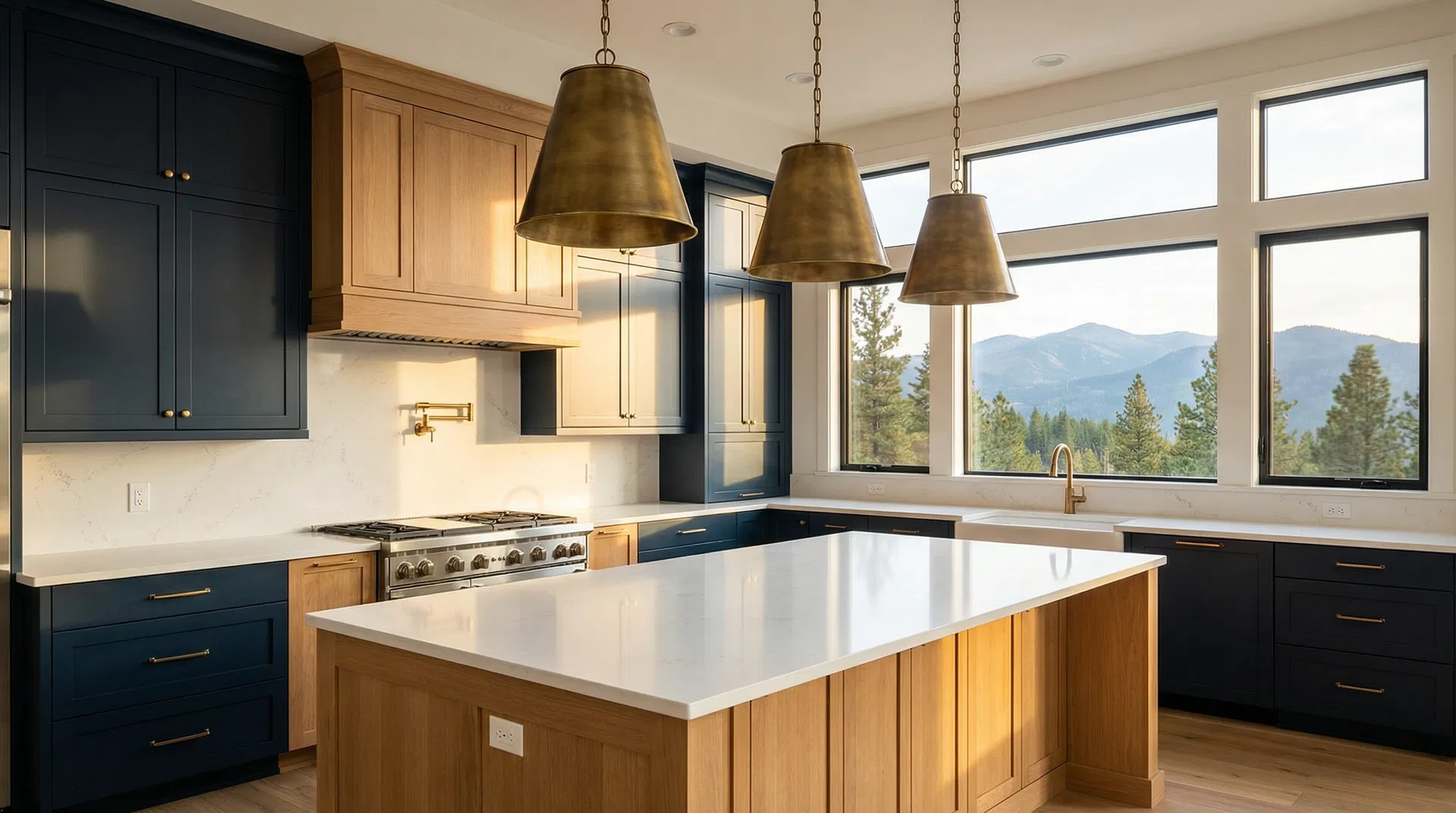 Luxury kitchen post-construction clean — Cascade Cleaning