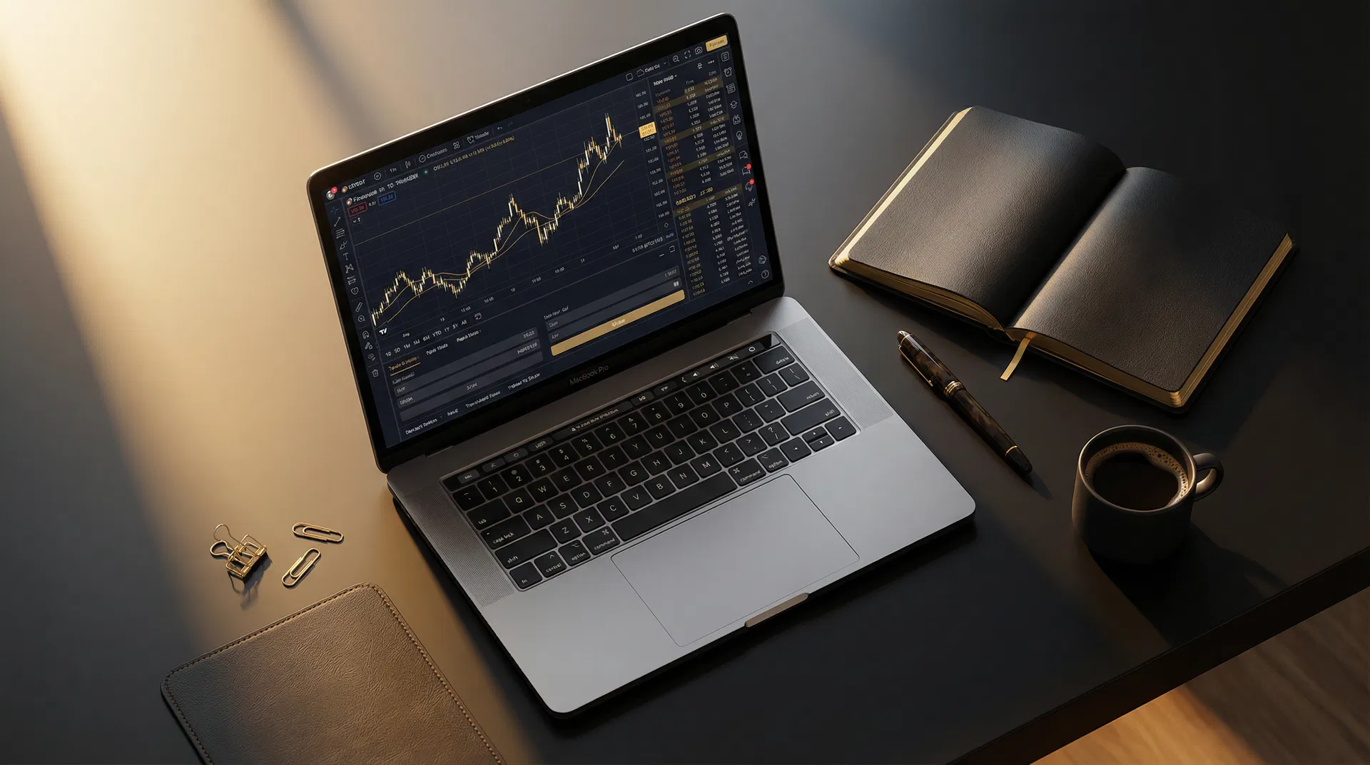 Premium trading workspace