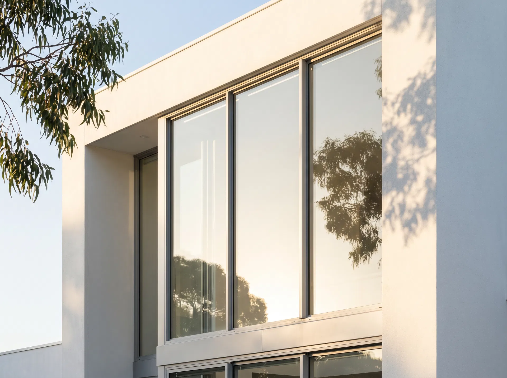 Heavy buildup removed from residential glass