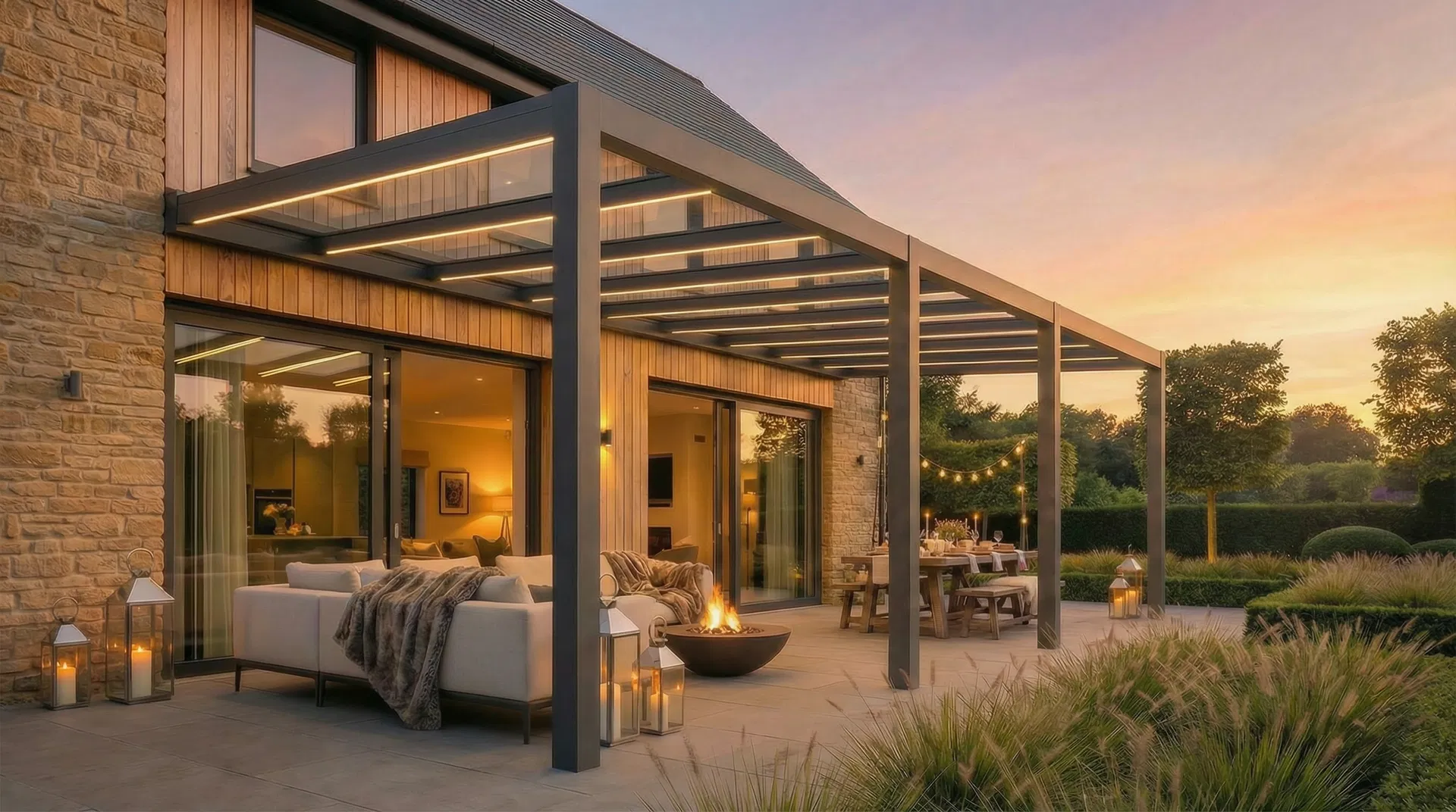 Aluminium overkapping en carport op maat - Overkapping Systems België foto 1