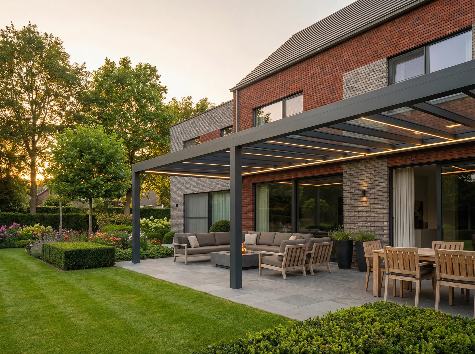 Zonwering - Overkapping Systems aluminium constructie op maat België