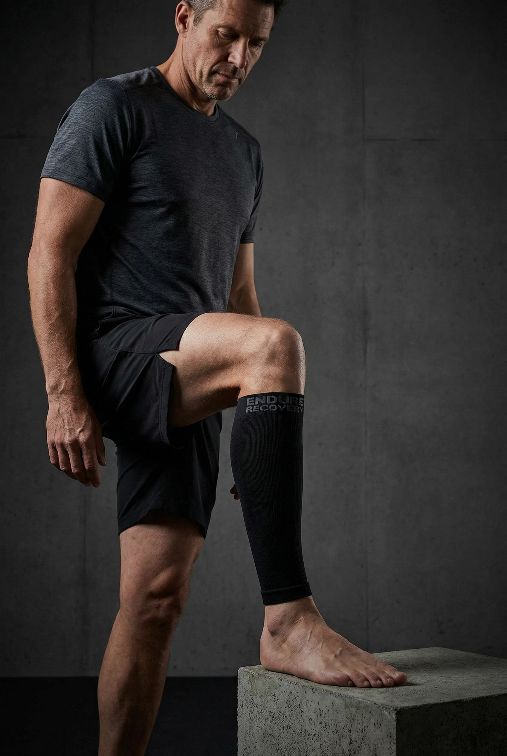 ENDURE Calf Sleeve — Graduated compression calf sleeve for men 40+