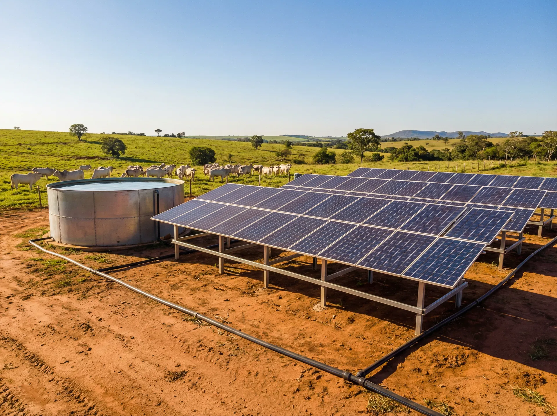 Bomba Solar para Pecuária