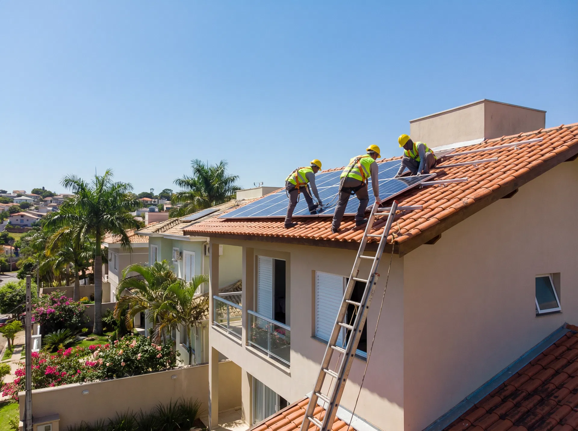 Instalação Residencial em Andamento